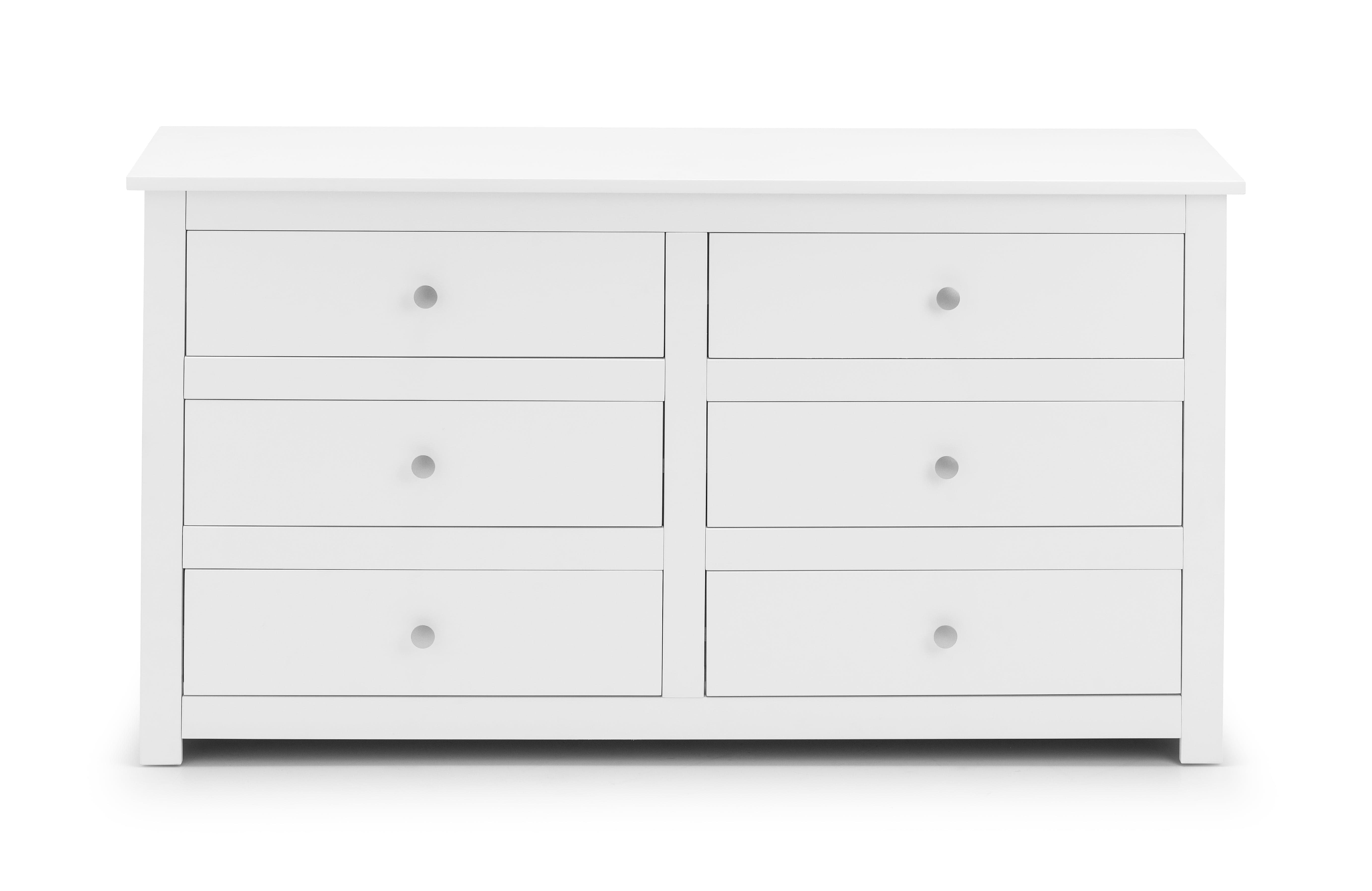 Radley 6 Drawer Chest - Surf White – Julian Bowen, view 3