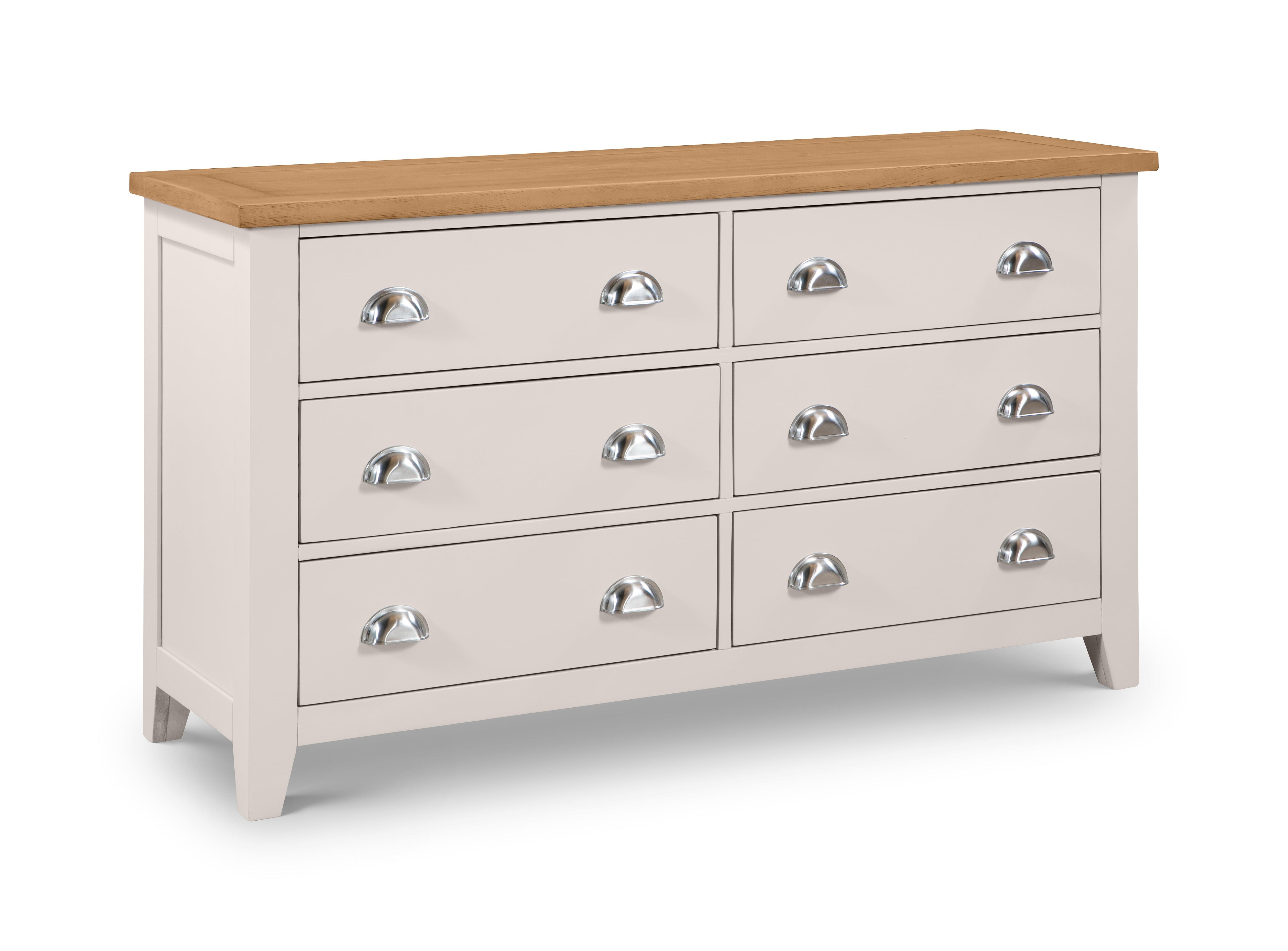 Richmond 6 Drawer Wide Chest – Julian Bowen