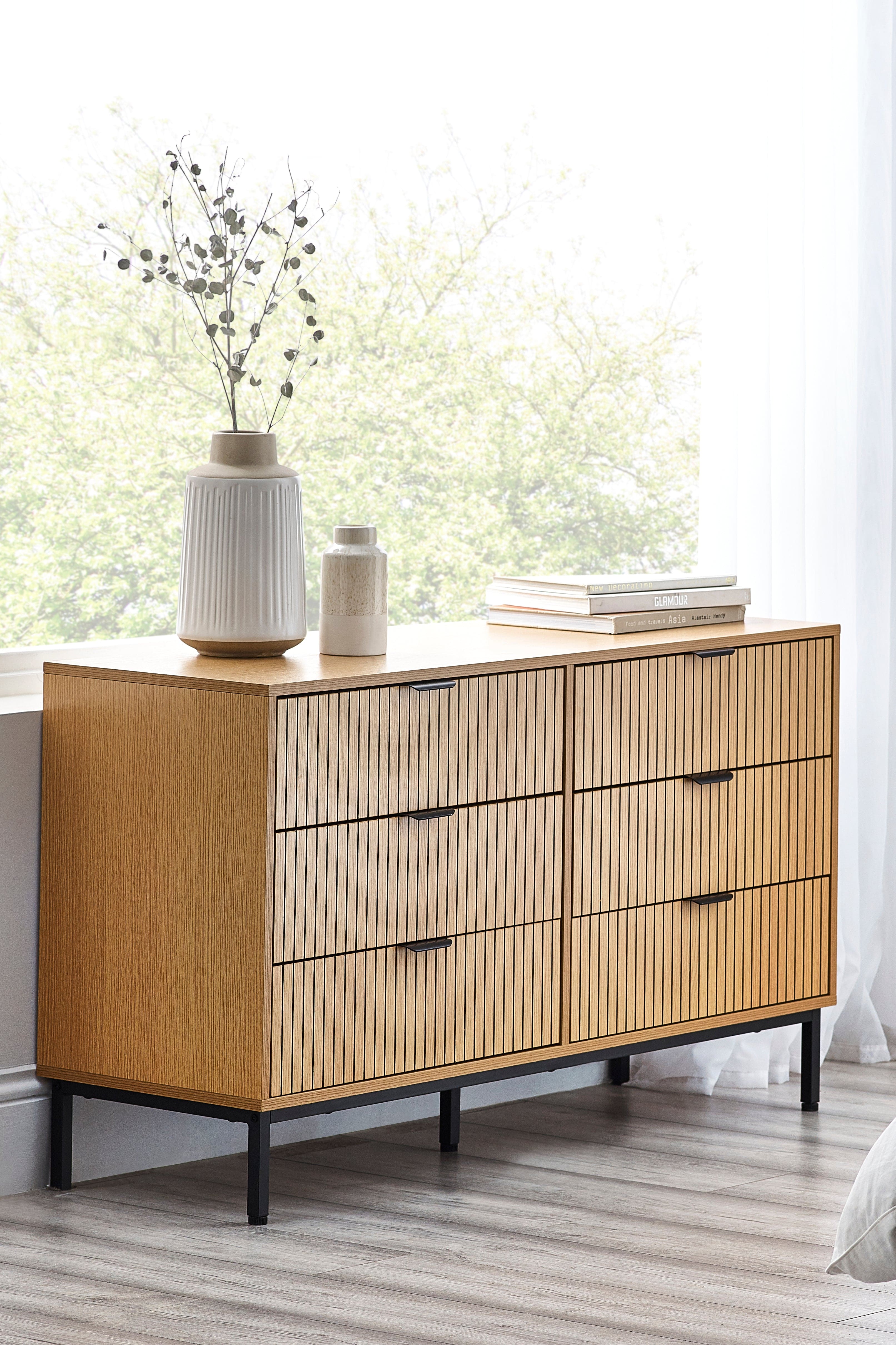 Sia 6 Drawer Chest – Julian Bowen, view 2