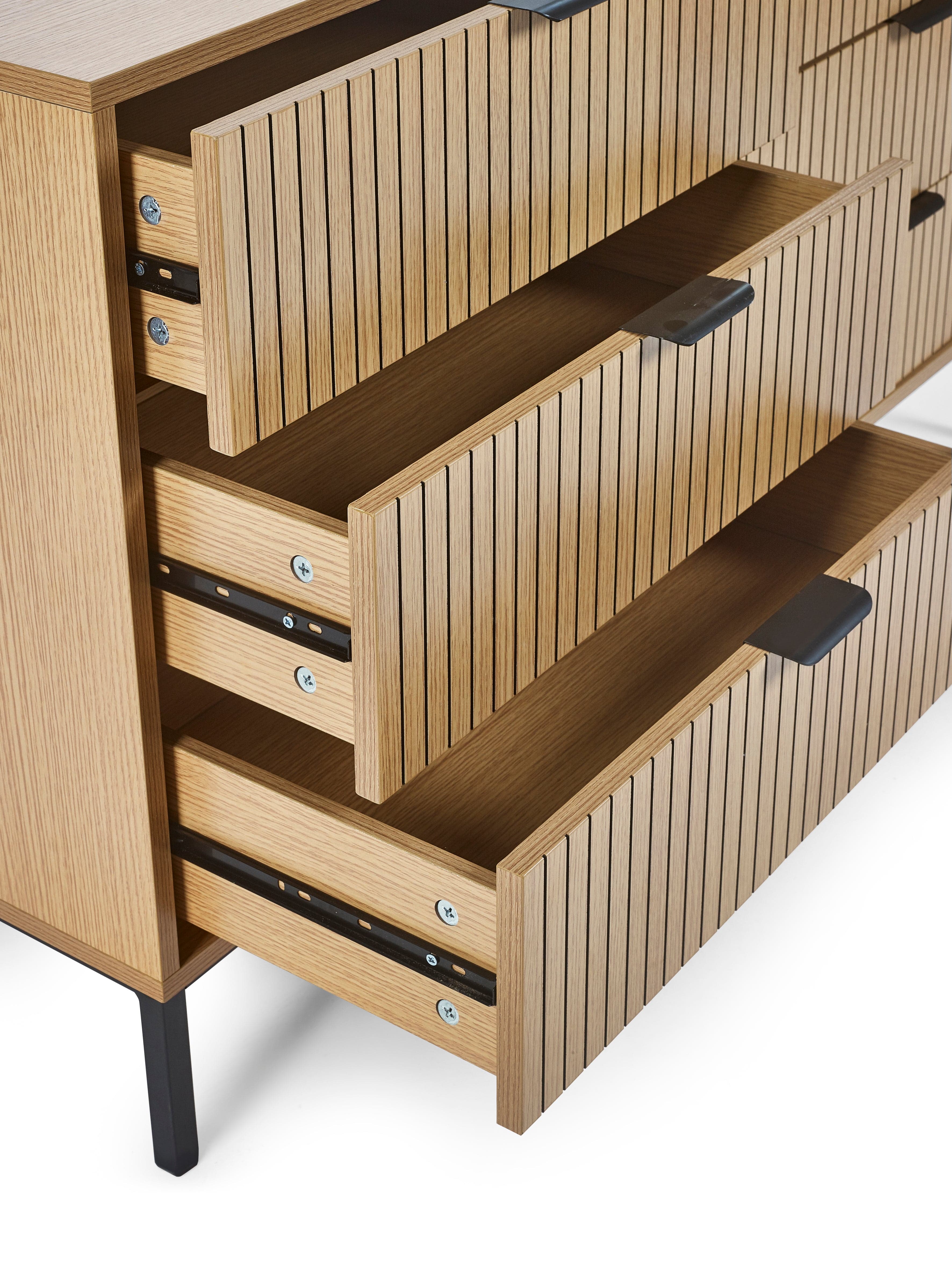 Sia 6 Drawer Chest – Julian Bowen, view 8