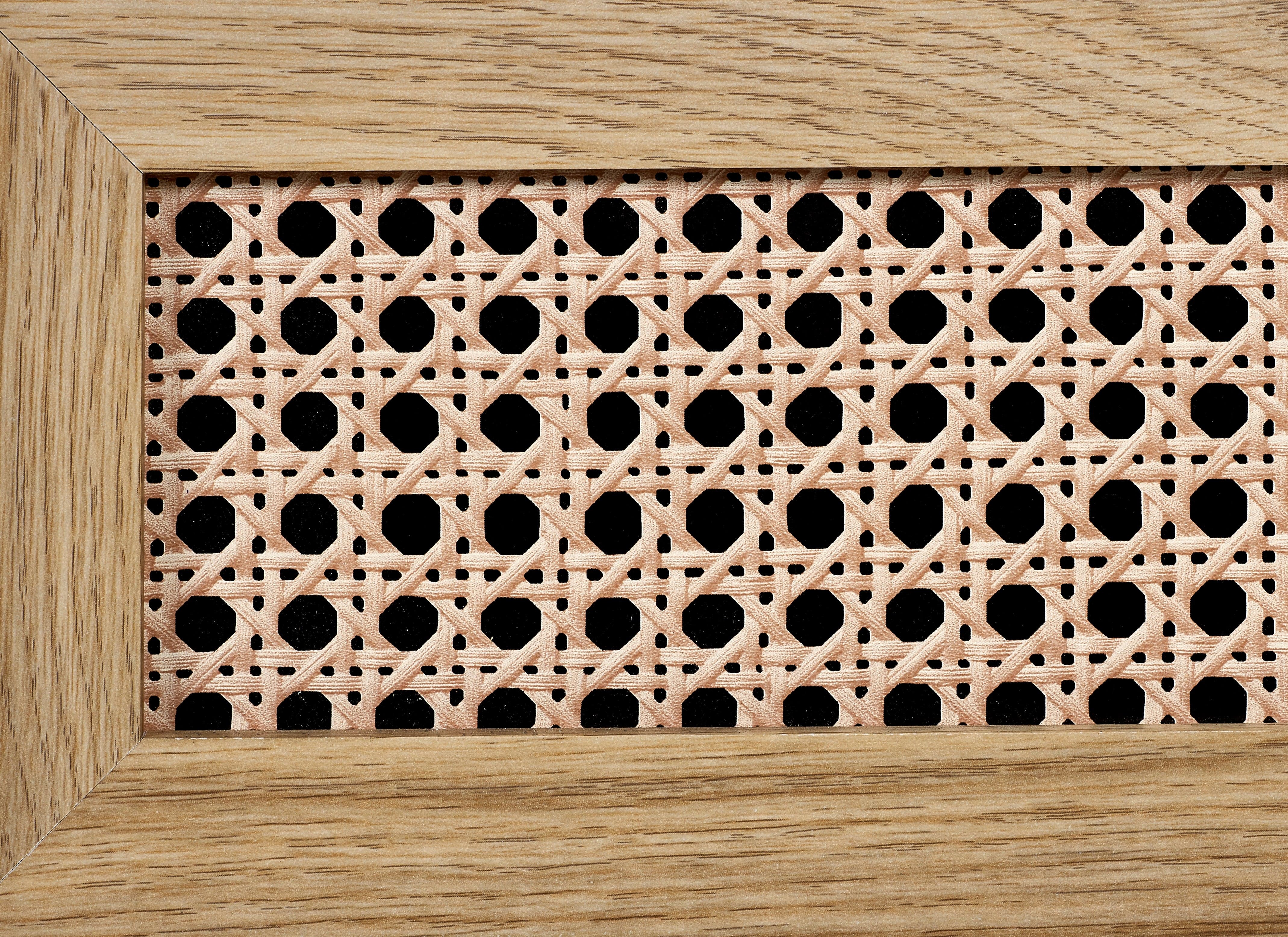 Sydney 3 Drawer Chest - Rattan Effect – Julian Bowen, view 7