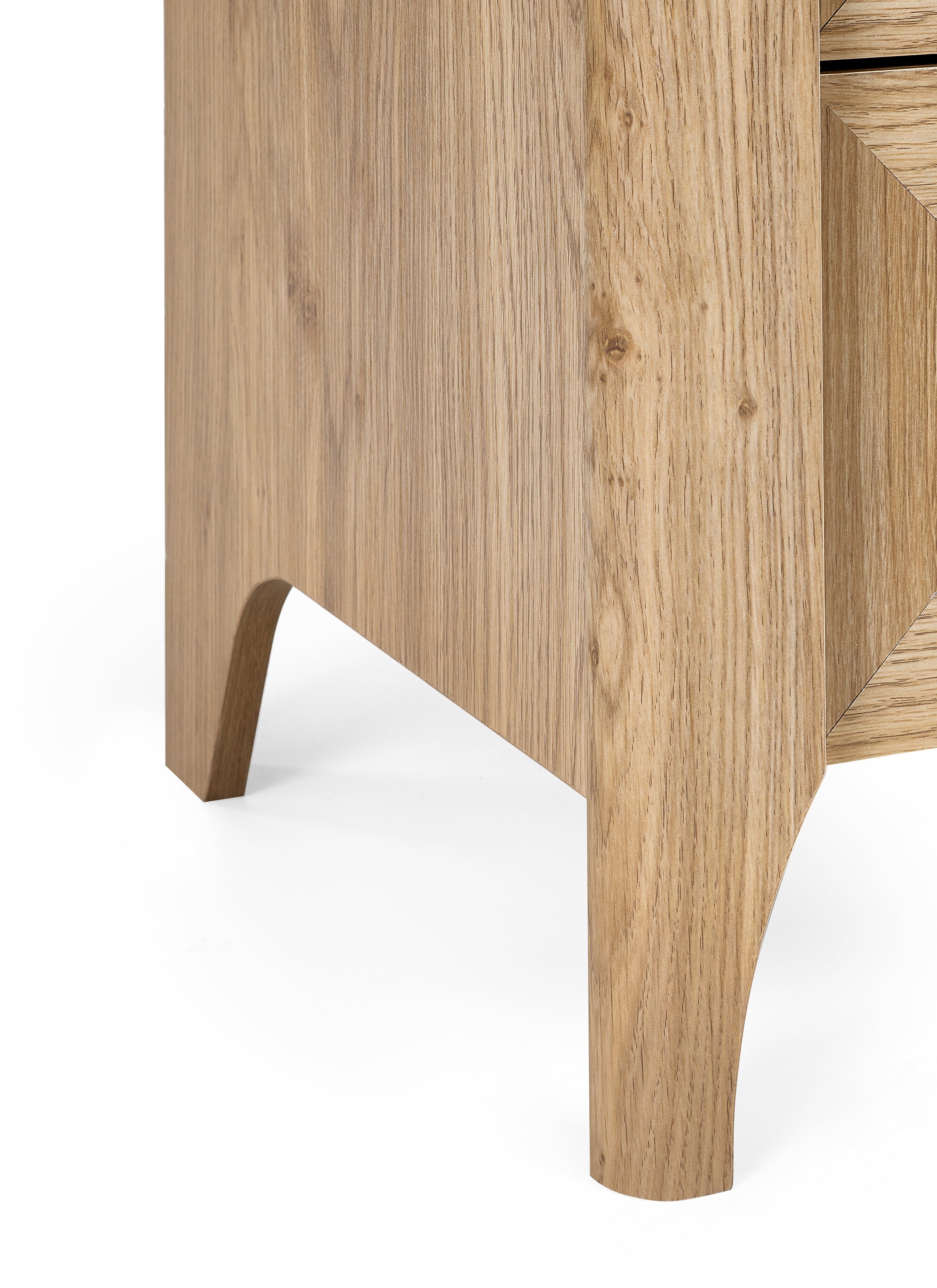 Sydney 3 Drawer Chest - Rattan Effect – Julian Bowen, view 6