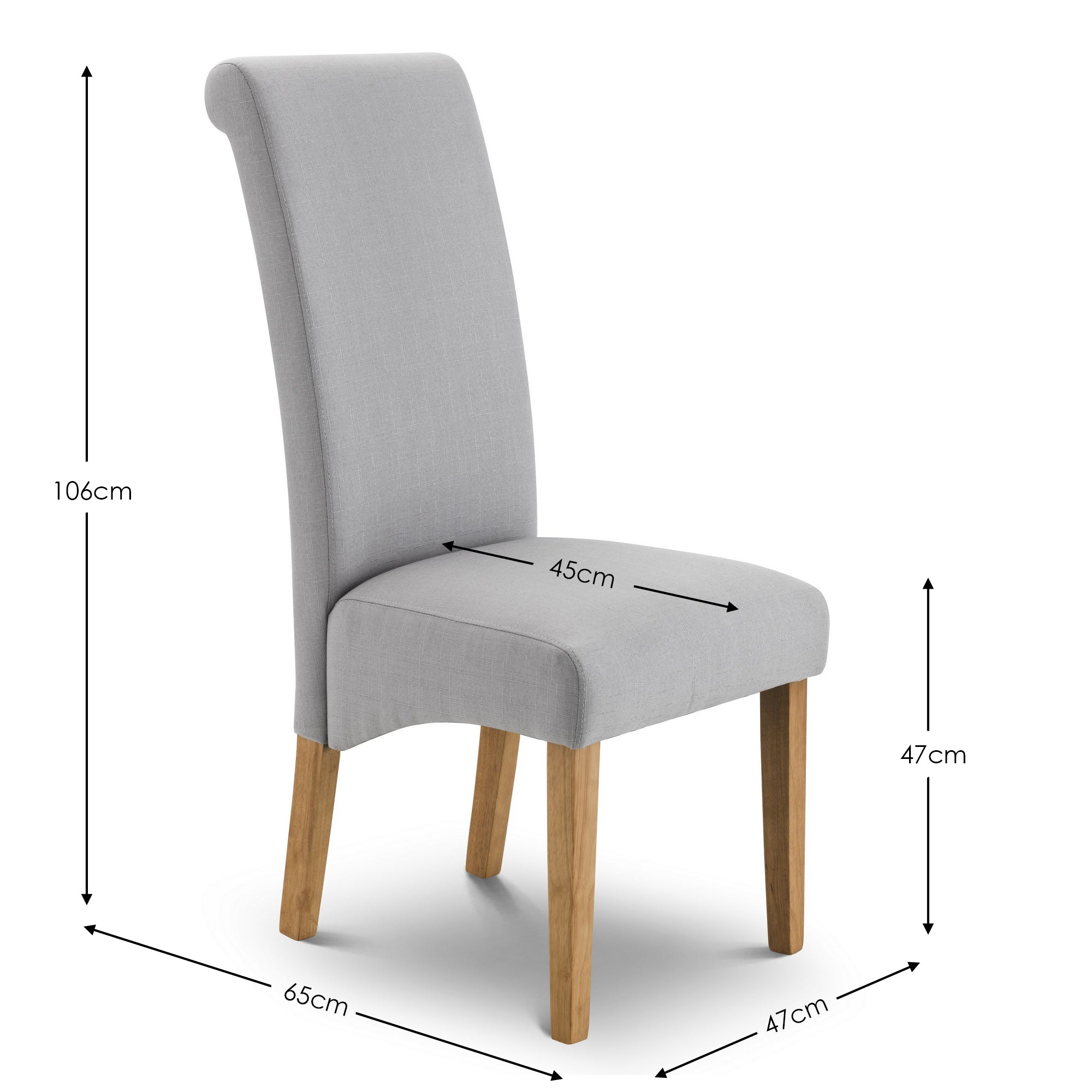 Astoria Extending Dining Table and 6 Rio Fabric Chairs