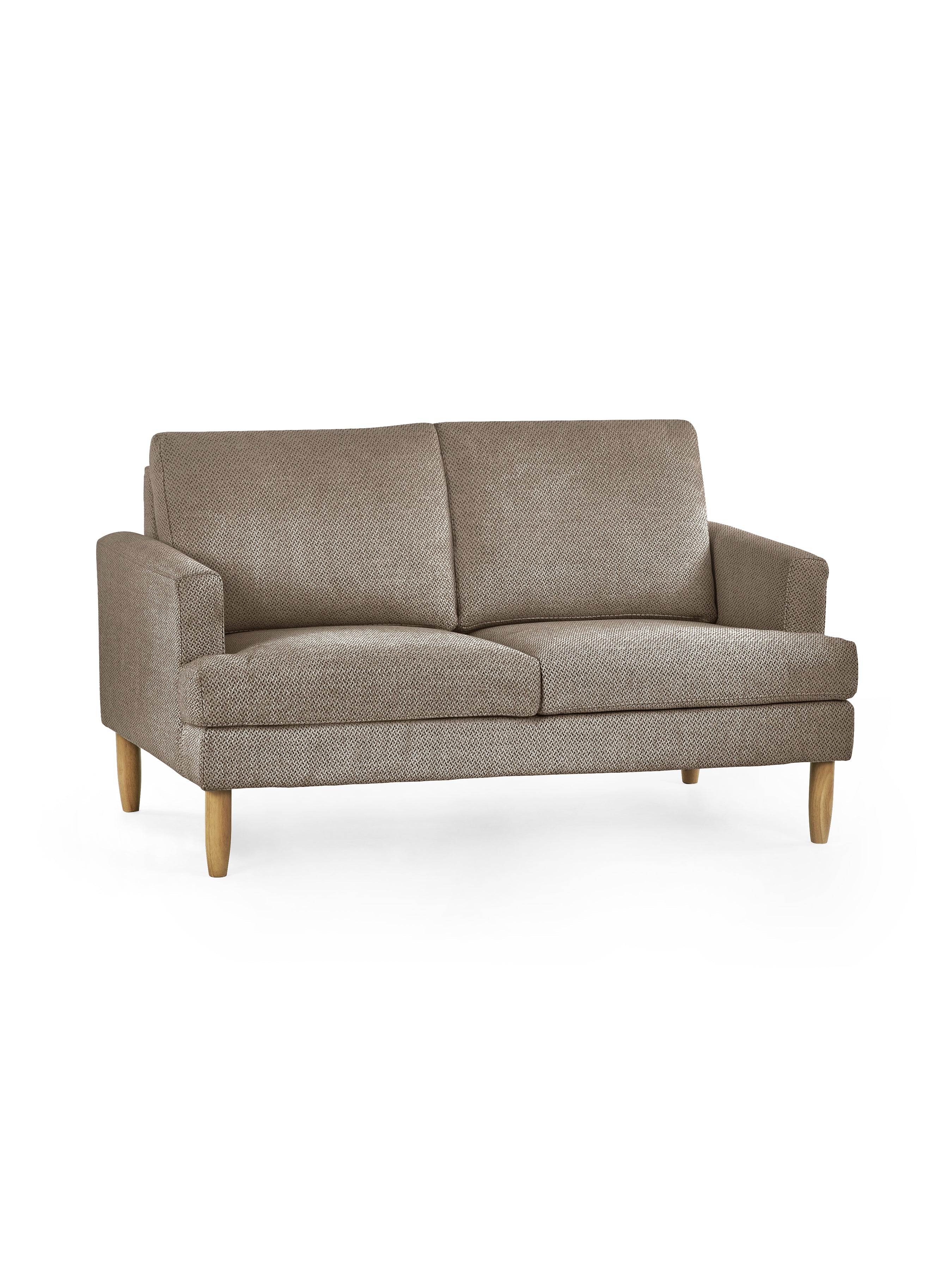 Daisy Coyote Grey Chenille Upholstered Compact 2 Seater Sofa – Julian Bowen
