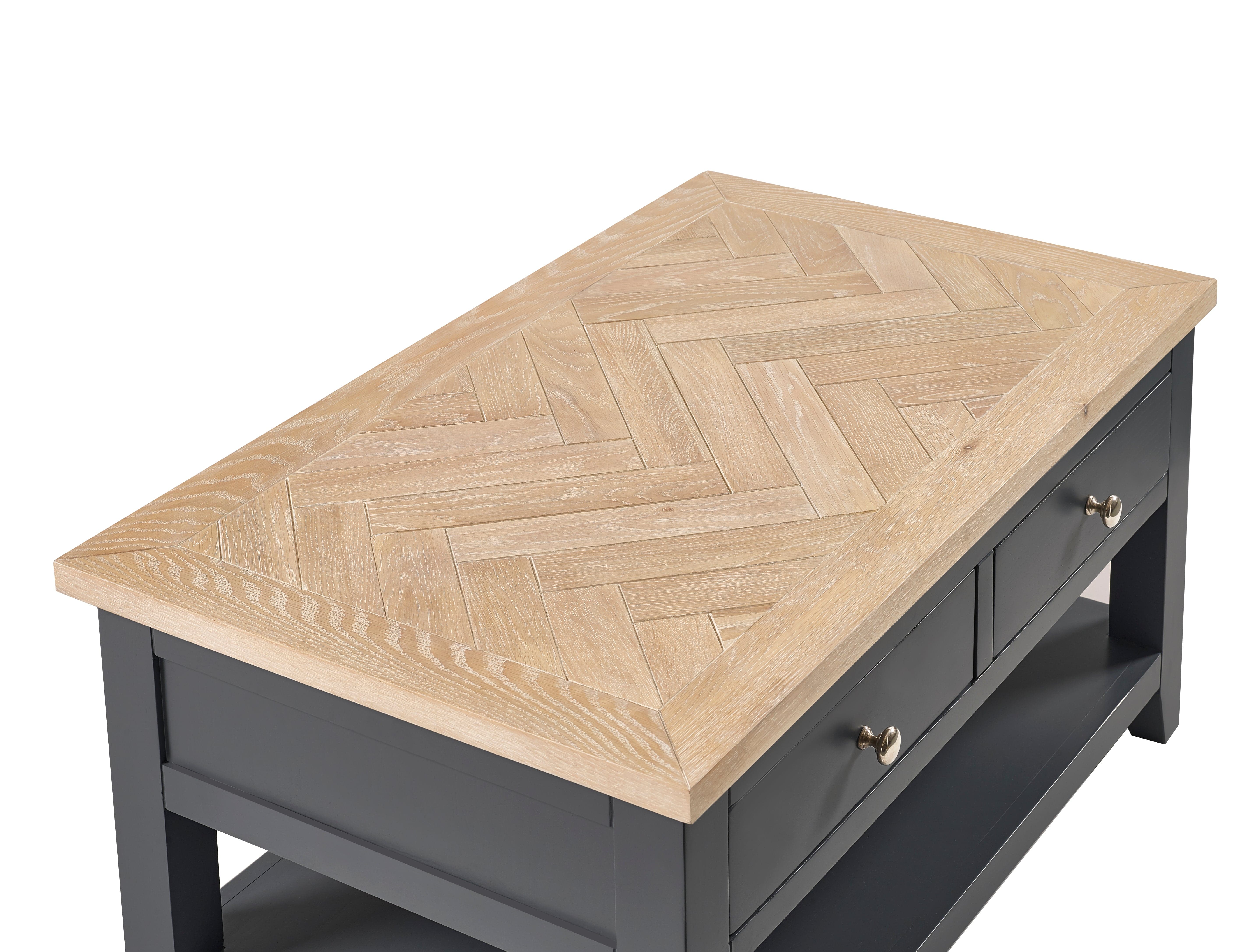 Bordeaux Coffee Table Dark Grey – Julian Bowen, view 6
