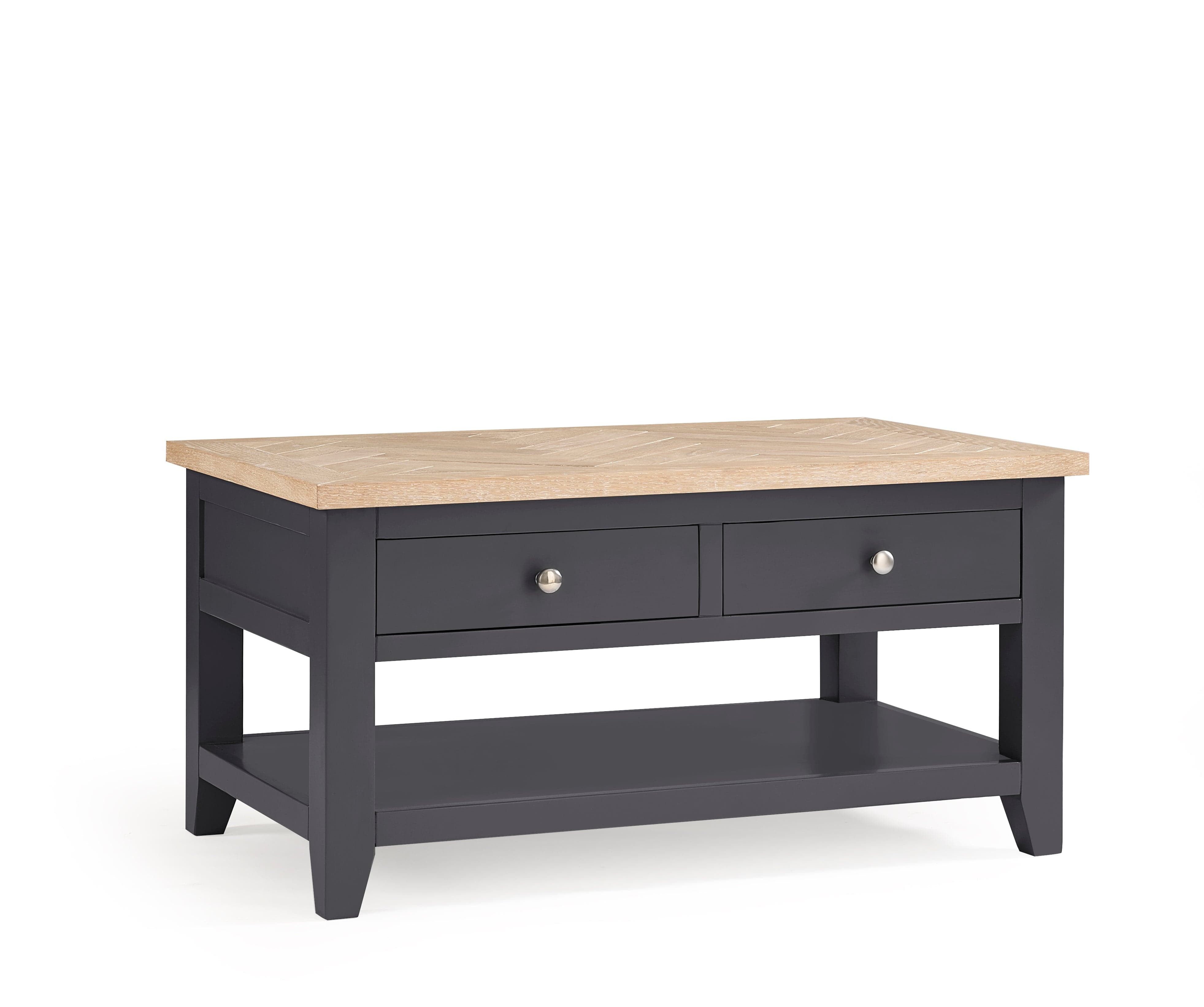 Bordeaux Coffee Table Dark Grey – Julian Bowen