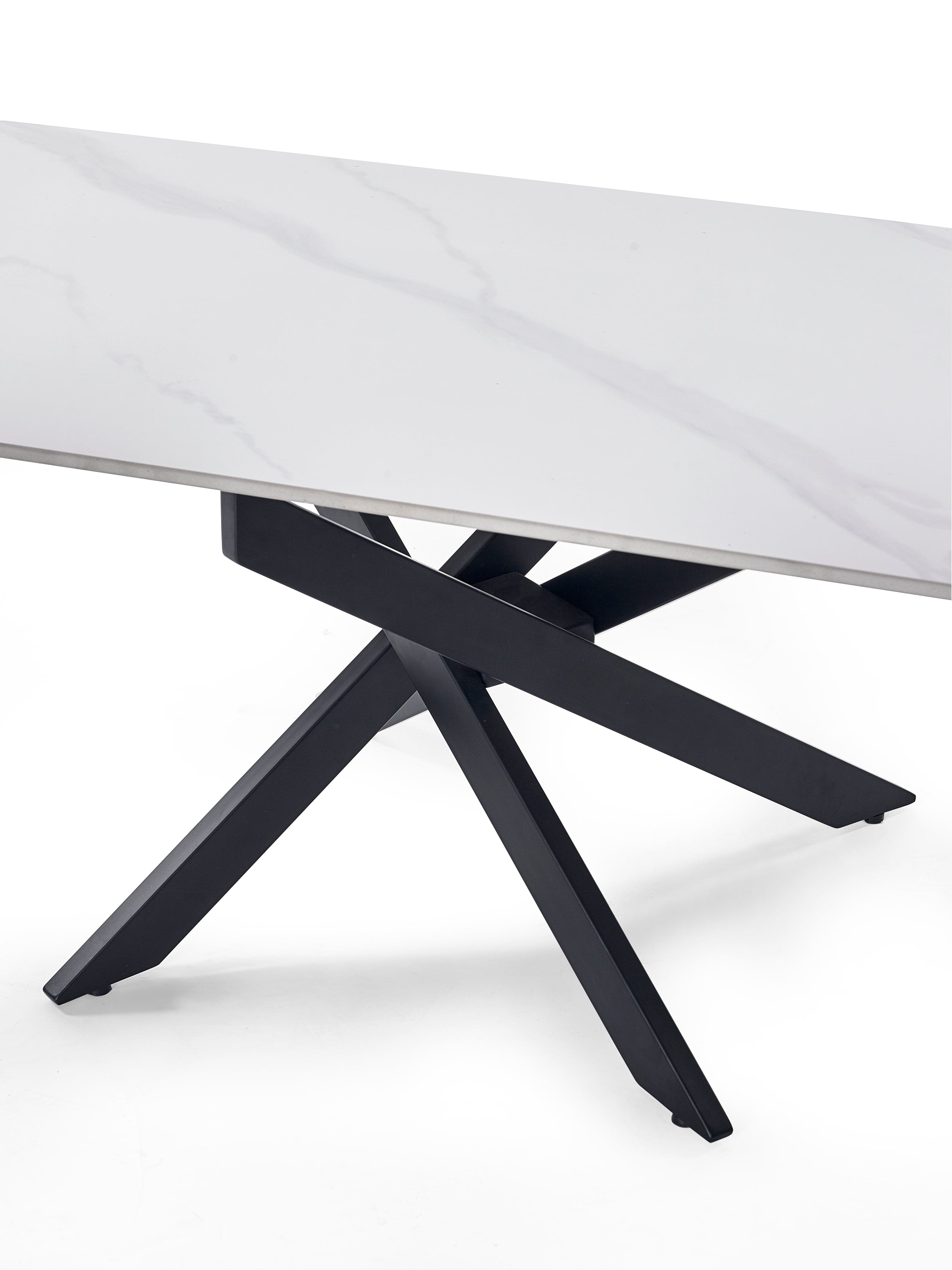 Bradley White Marble Coffee Table – Julian Bowen, view 4
