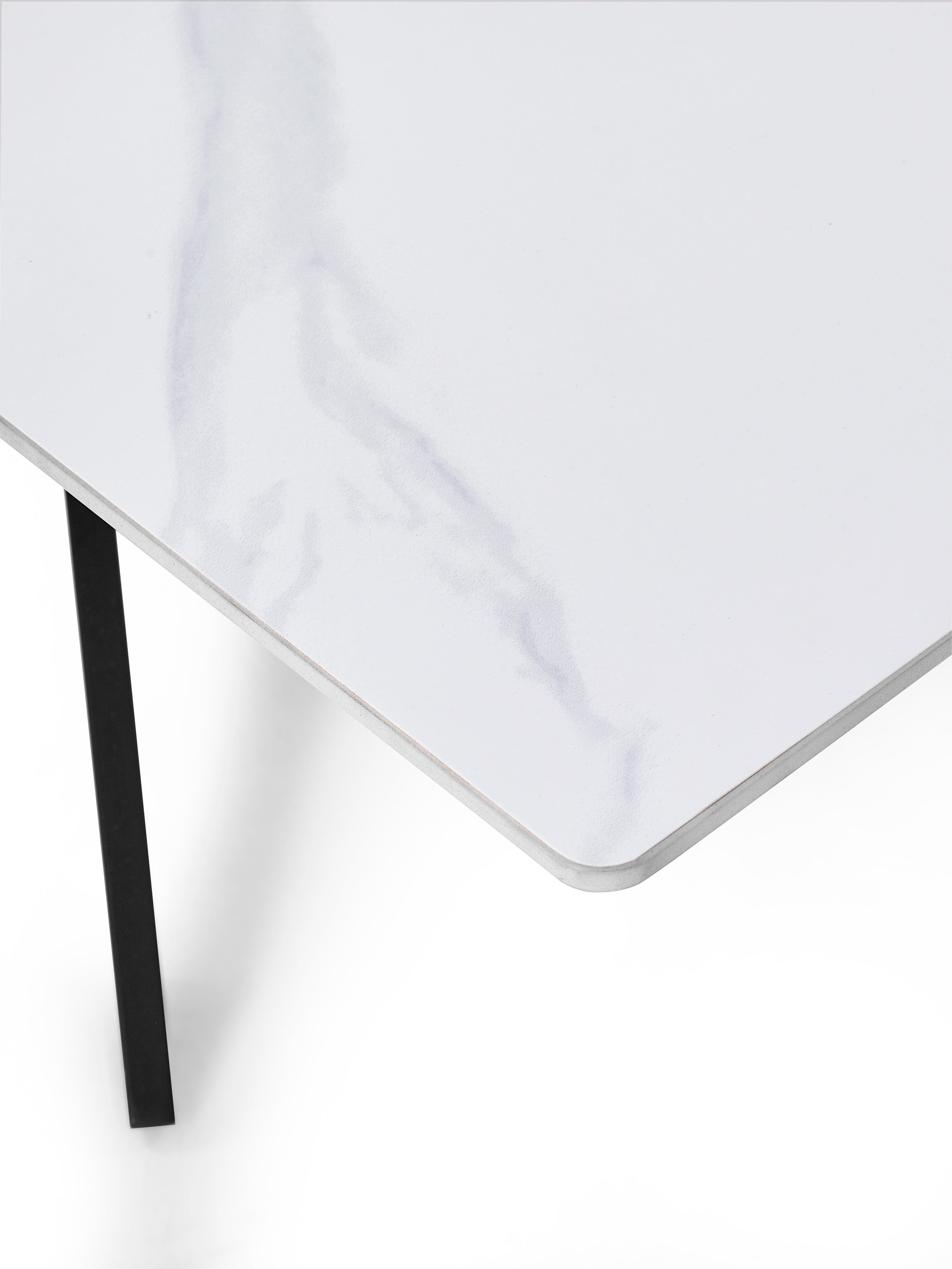 Bradley White Marble Coffee Table – Julian Bowen, view 5