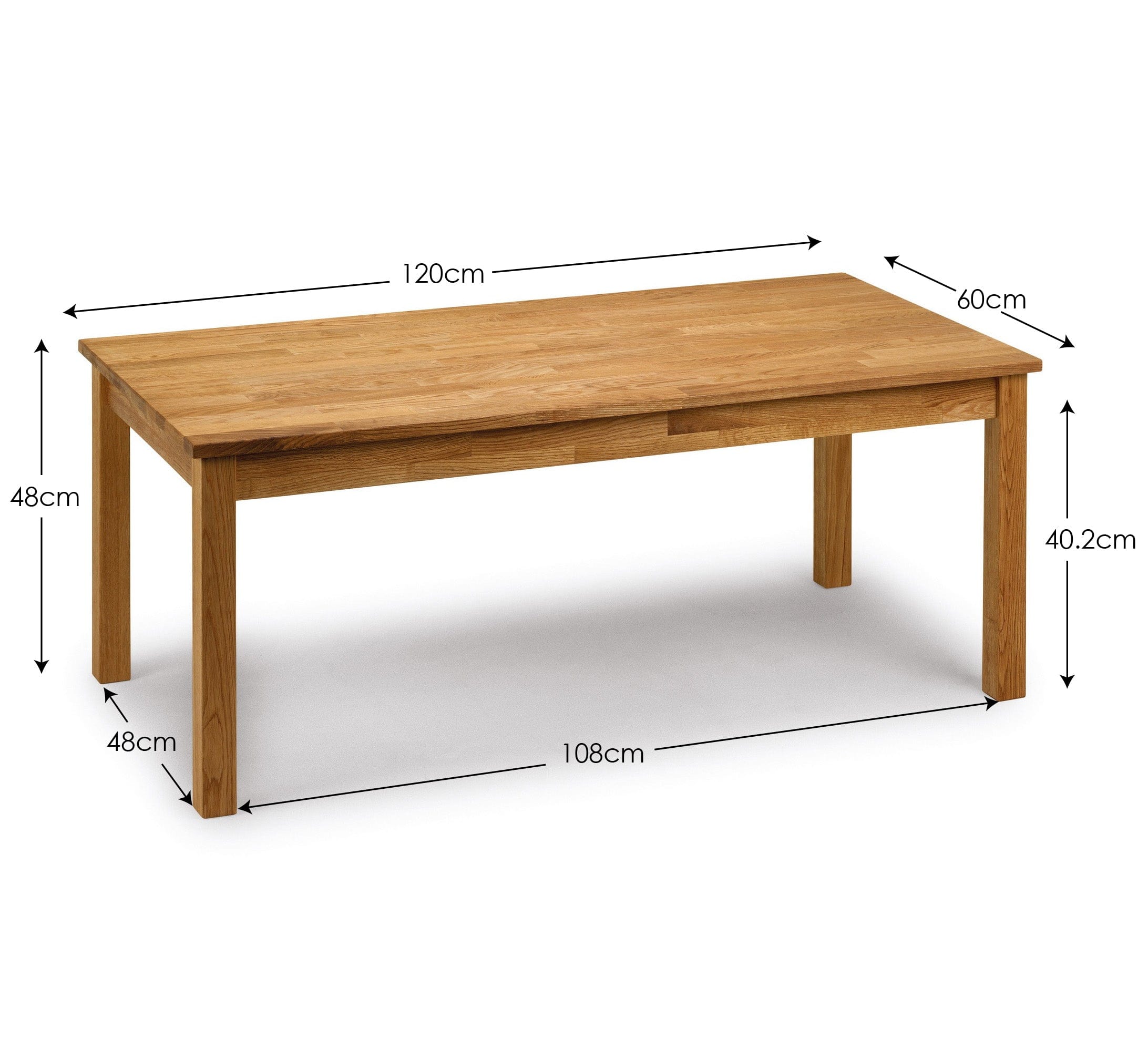 Coxmoor Oak Coffee Table – Julian Bowen, view 2