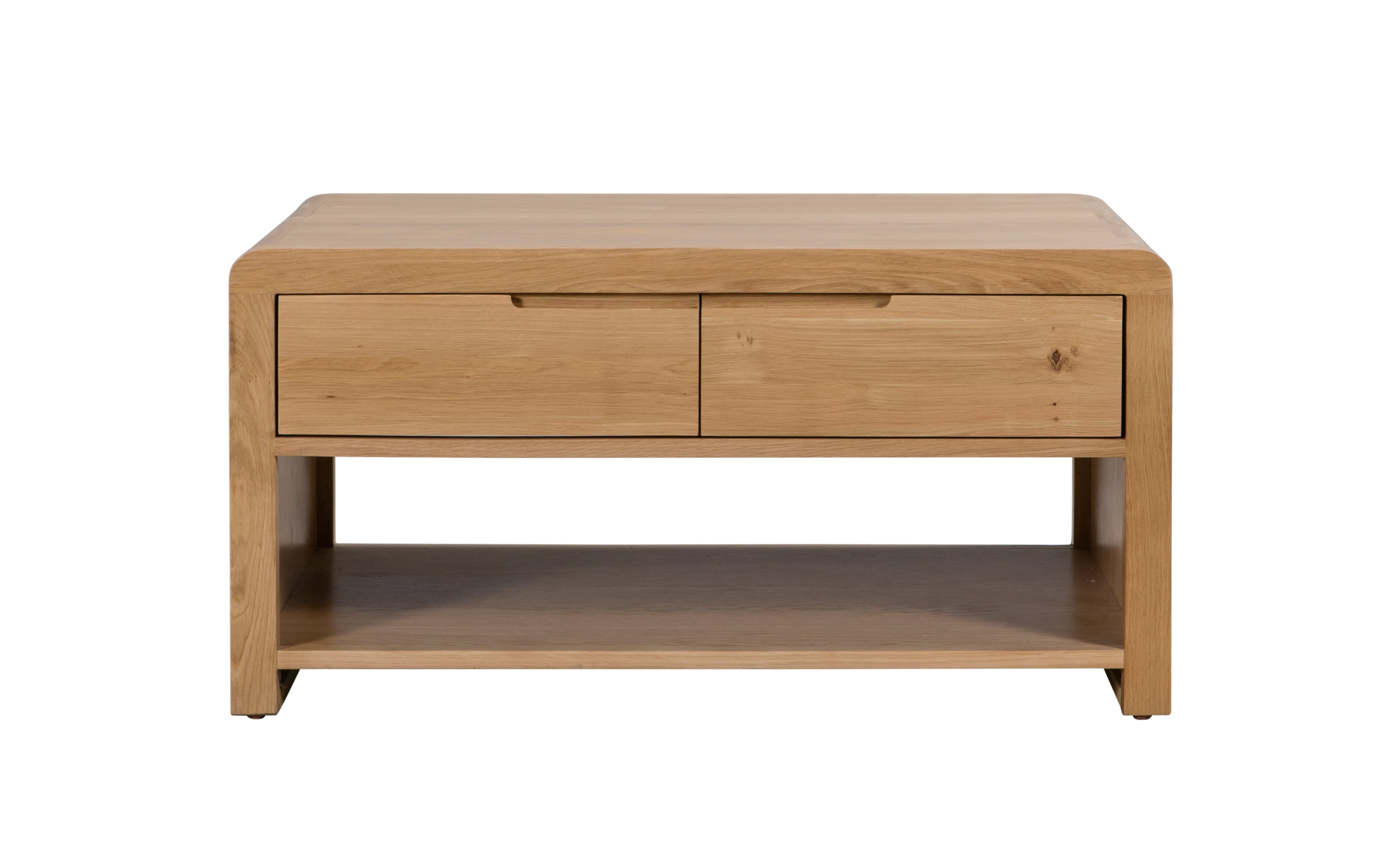 Curve Oak Coffee Table – Julian Bowen, view 3