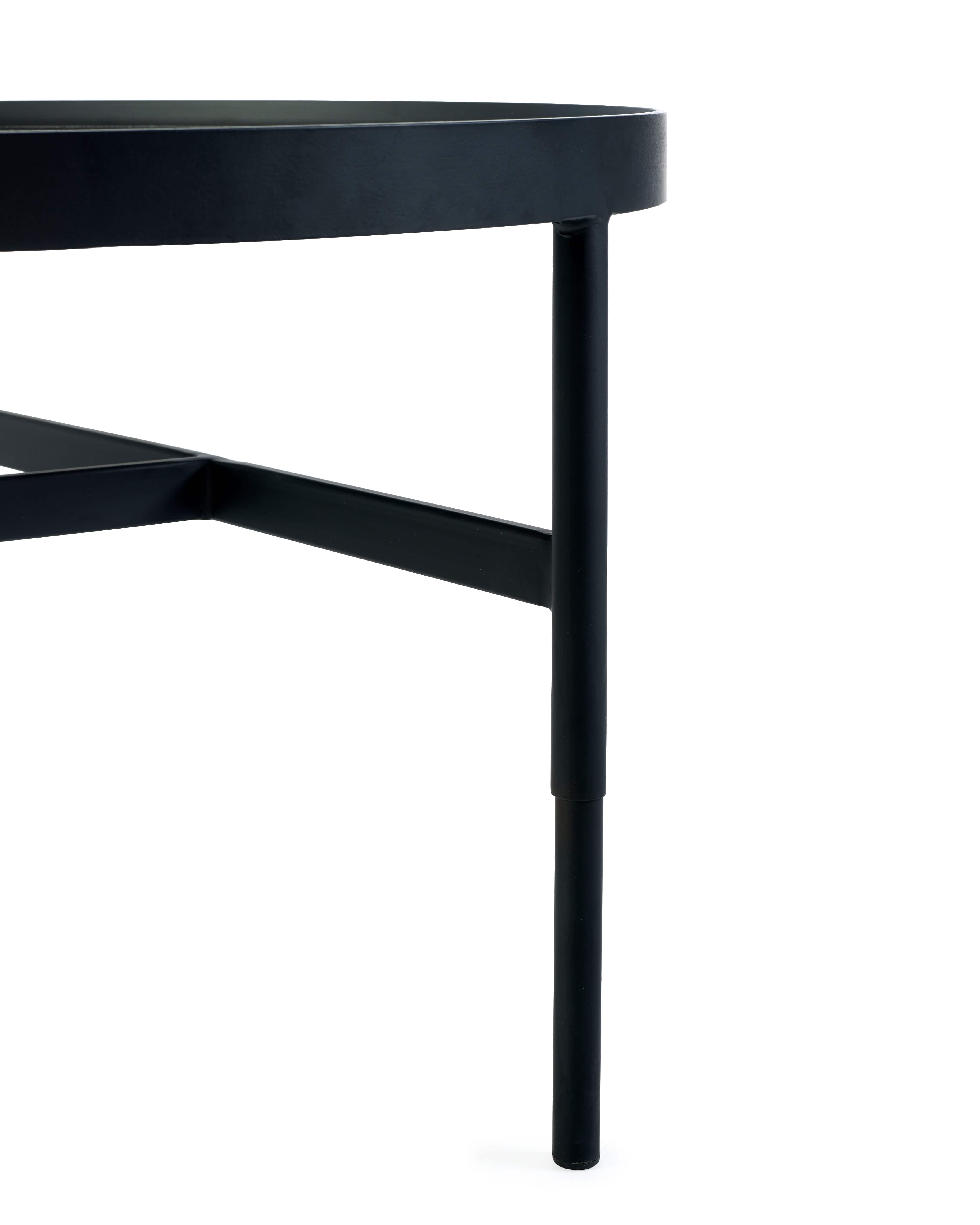 Franki Mirror Glass Coffee Table – Julian Bowen, view 4