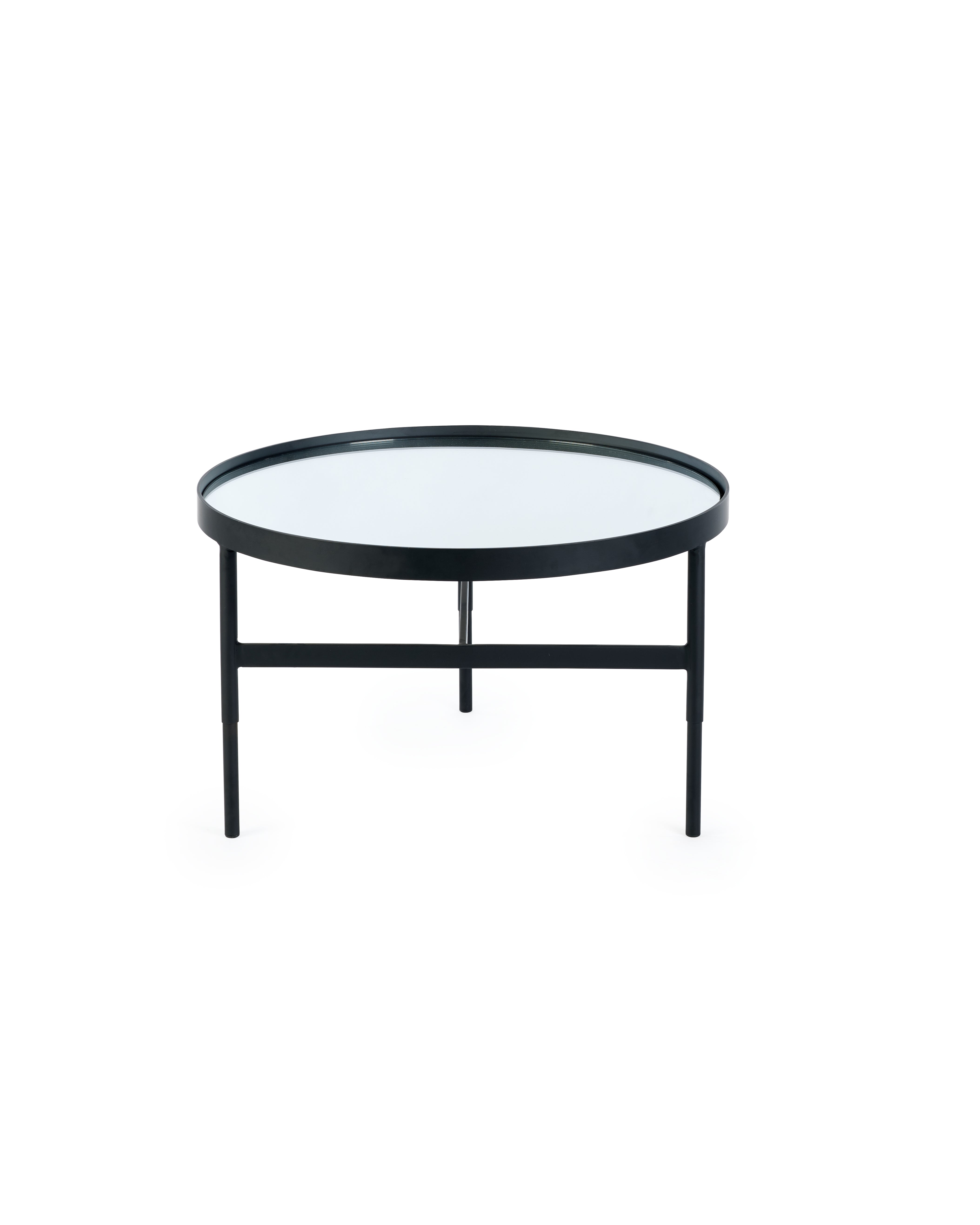 Franki Mirror Glass Coffee Table – Julian Bowen, view 2