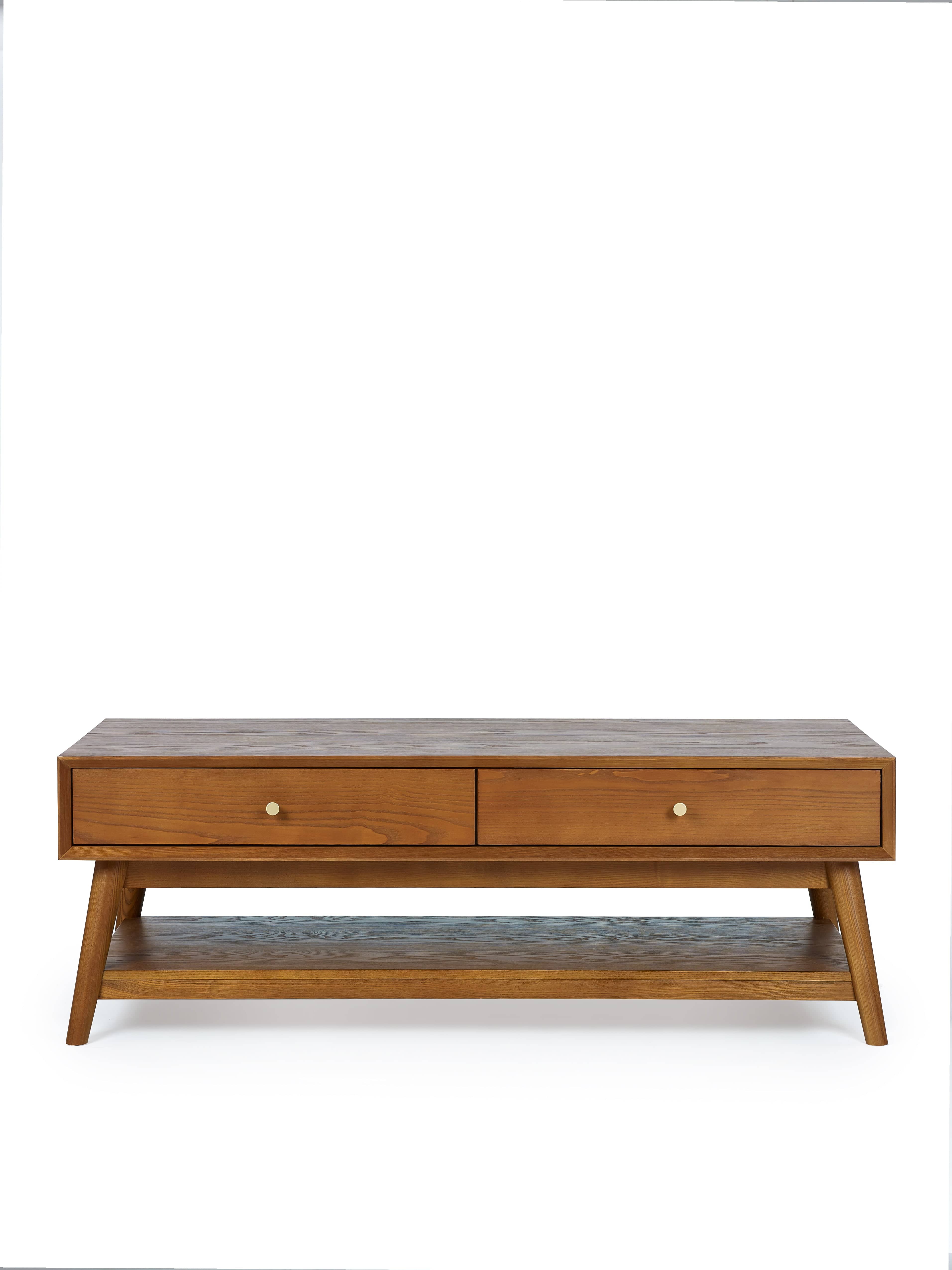 Lowry 2 Drawer Coffee Table – Julian Bowen, view 3