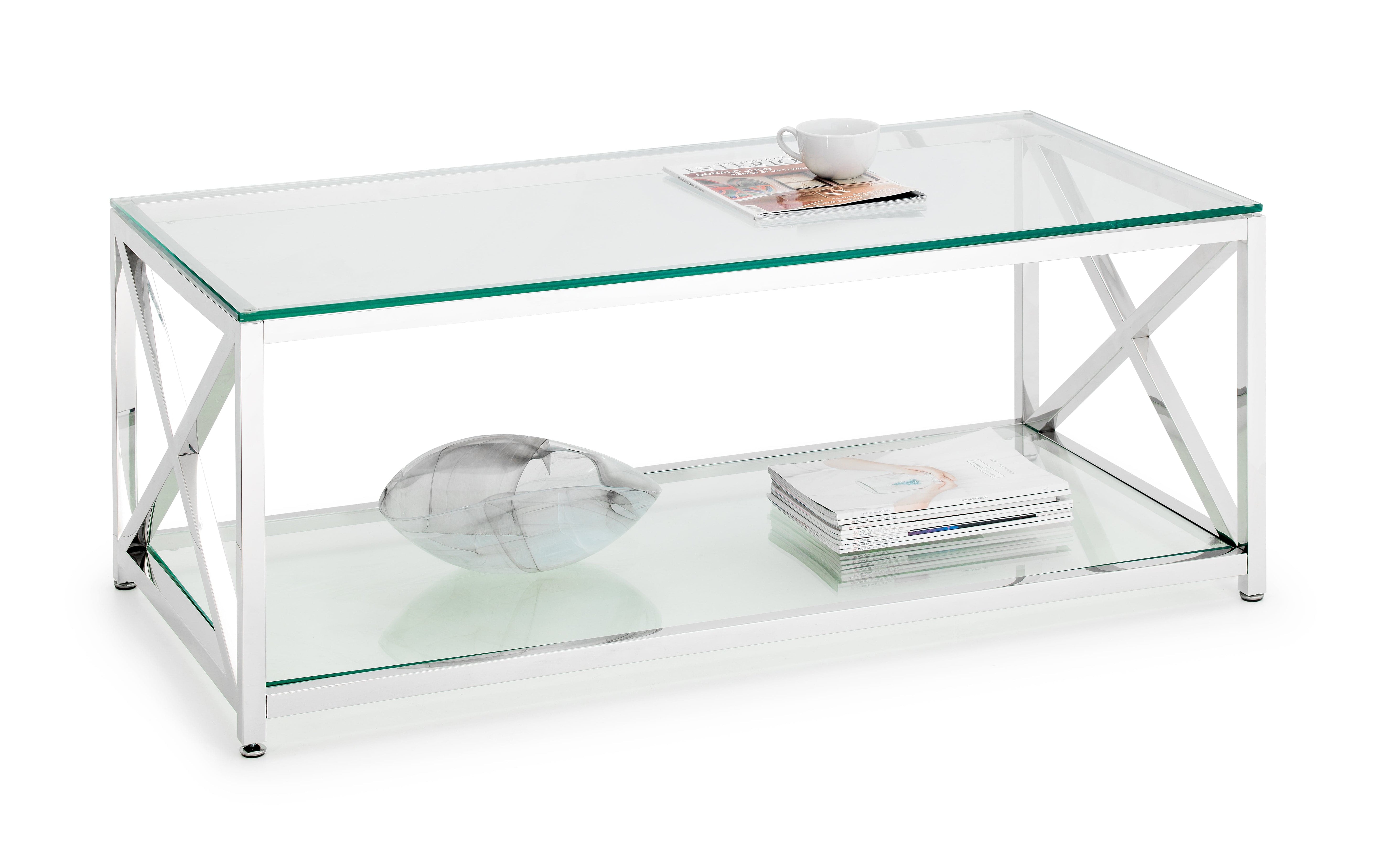 Miami Coffee Table - Silver – Julian Bowen