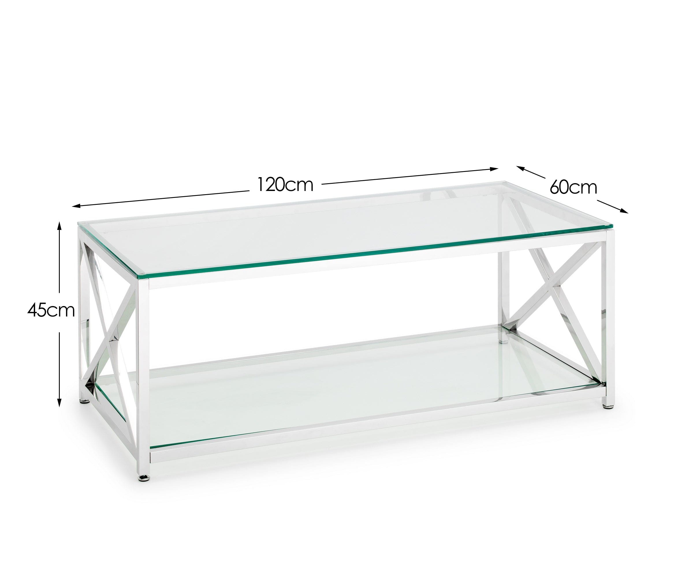 Miami Coffee Table - Silver – Julian Bowen, view 5