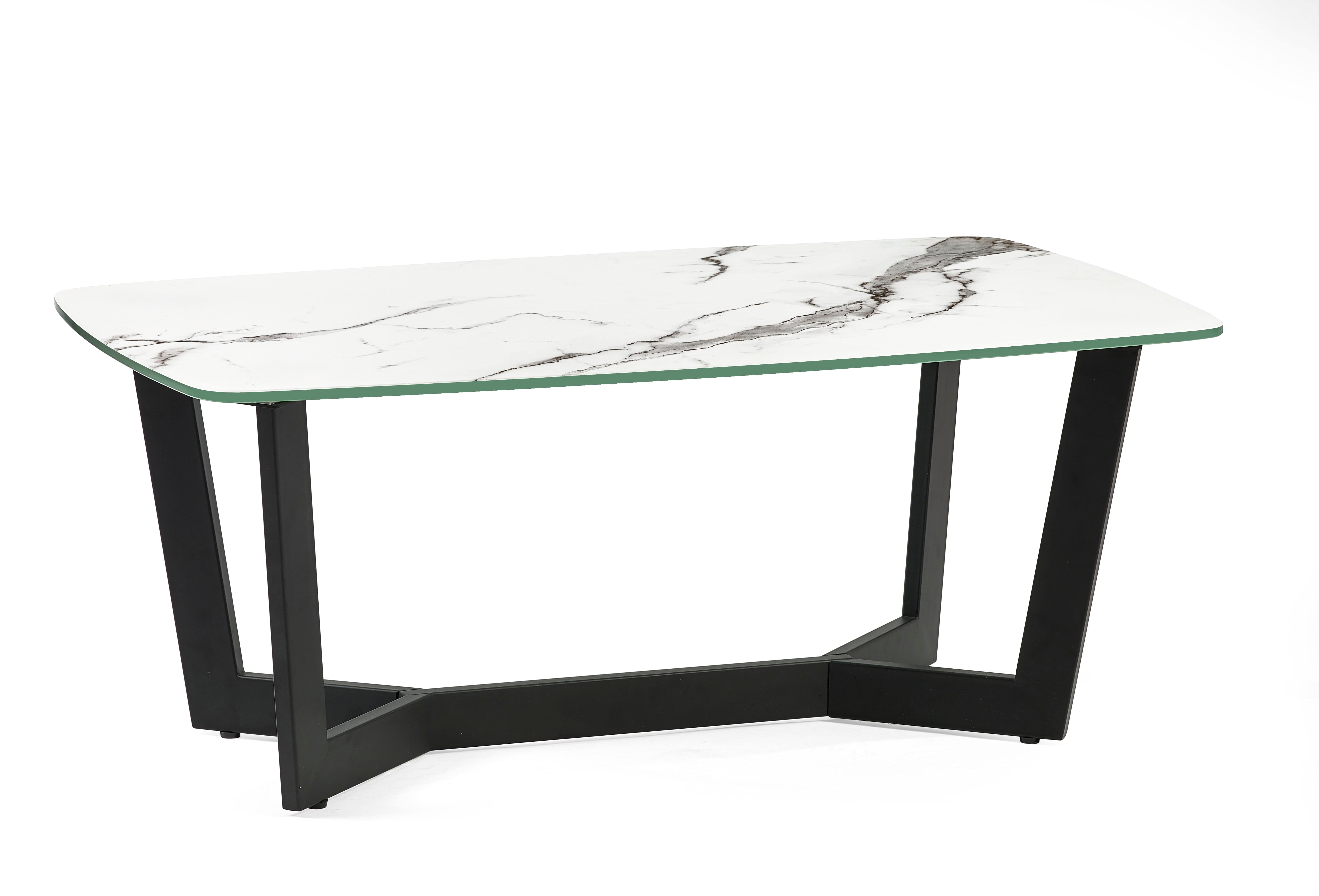 Olympus Coffee Table - White Marble – Julian Bowen