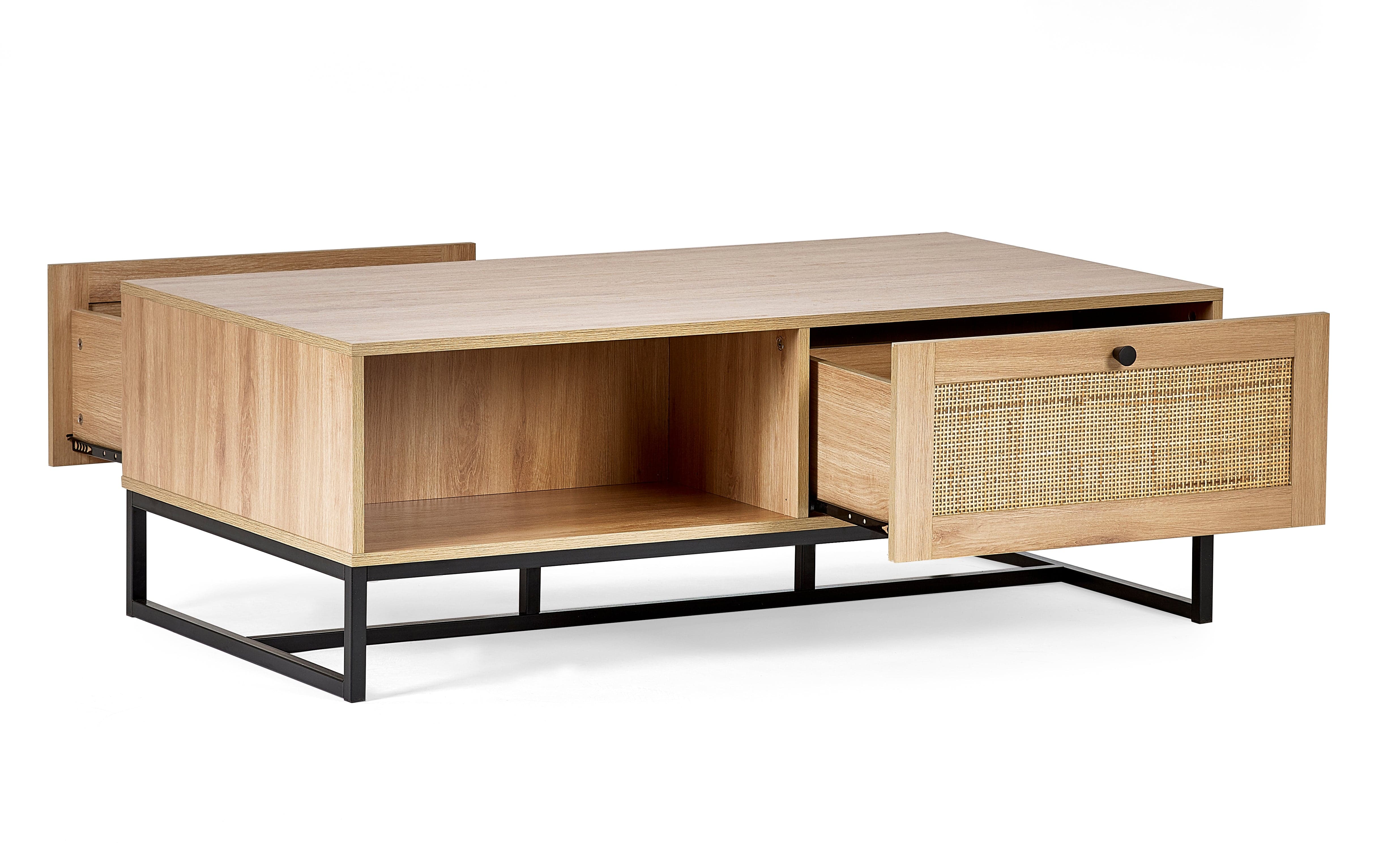 Padstow Coffee Table - Oak – Julian Bowen, view 2