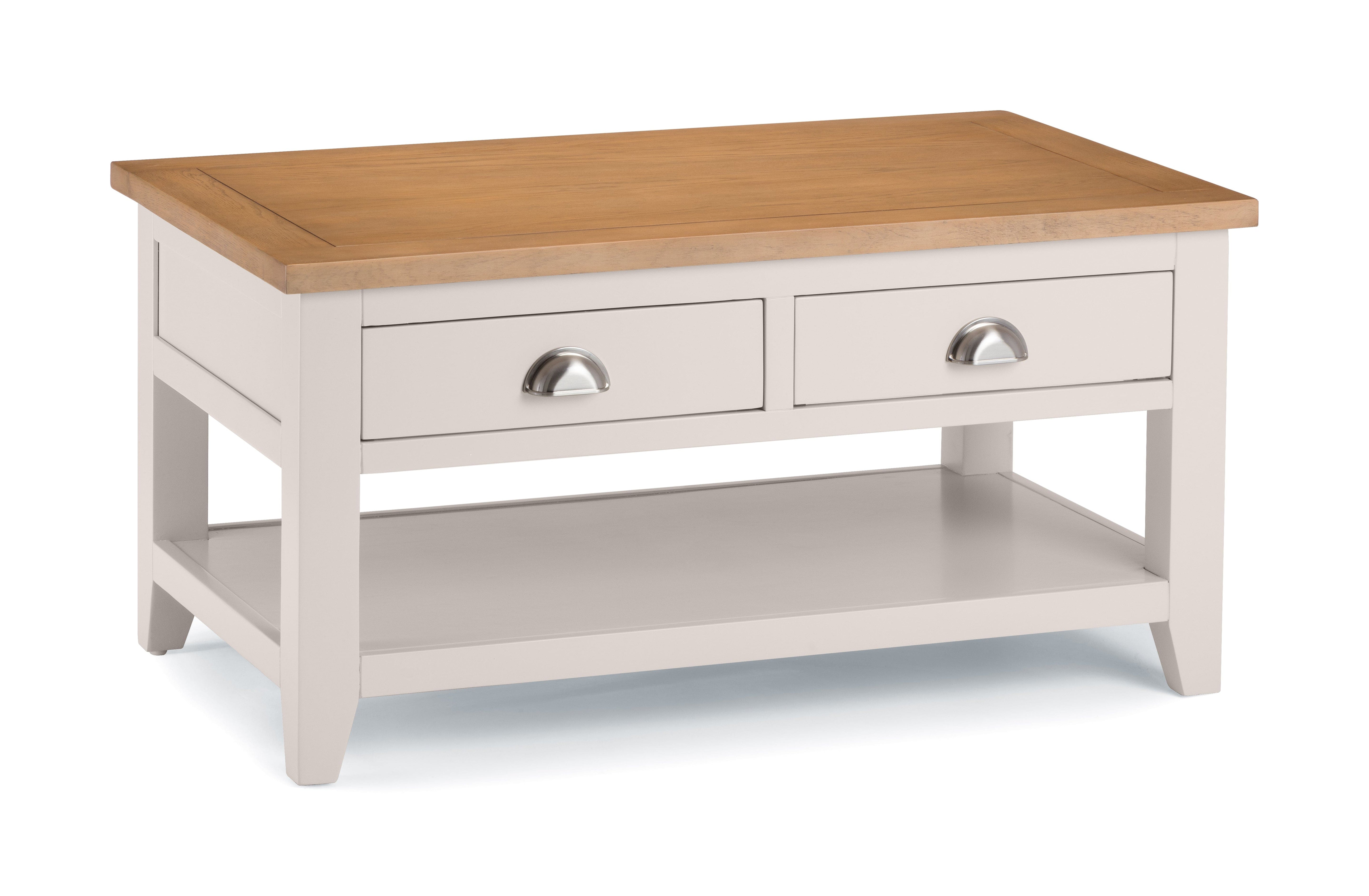 Richmond Coffee Table With 2 Drawers – Julian Bowen