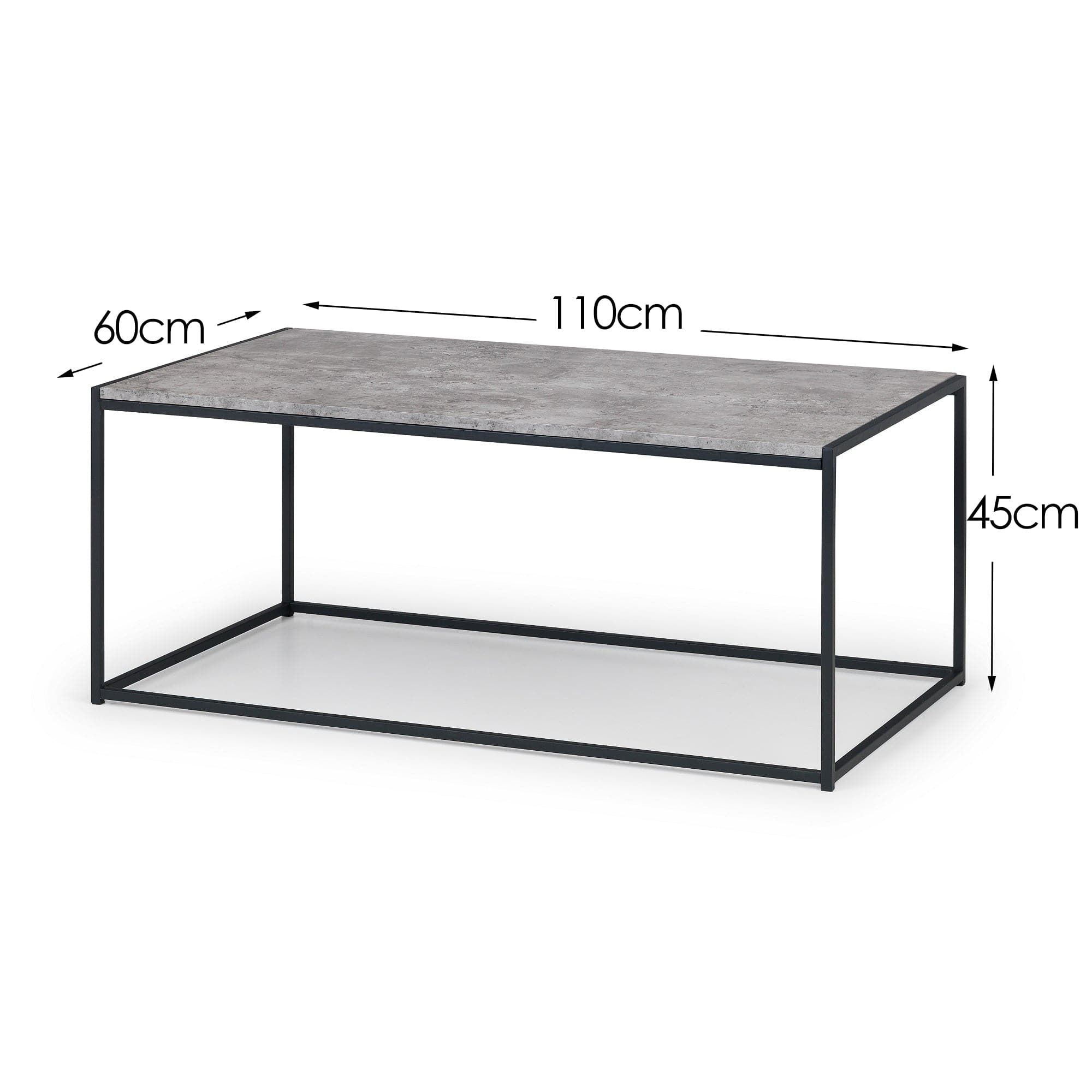 Staten Concrete Coffee Table – Julian Bowen, view 5