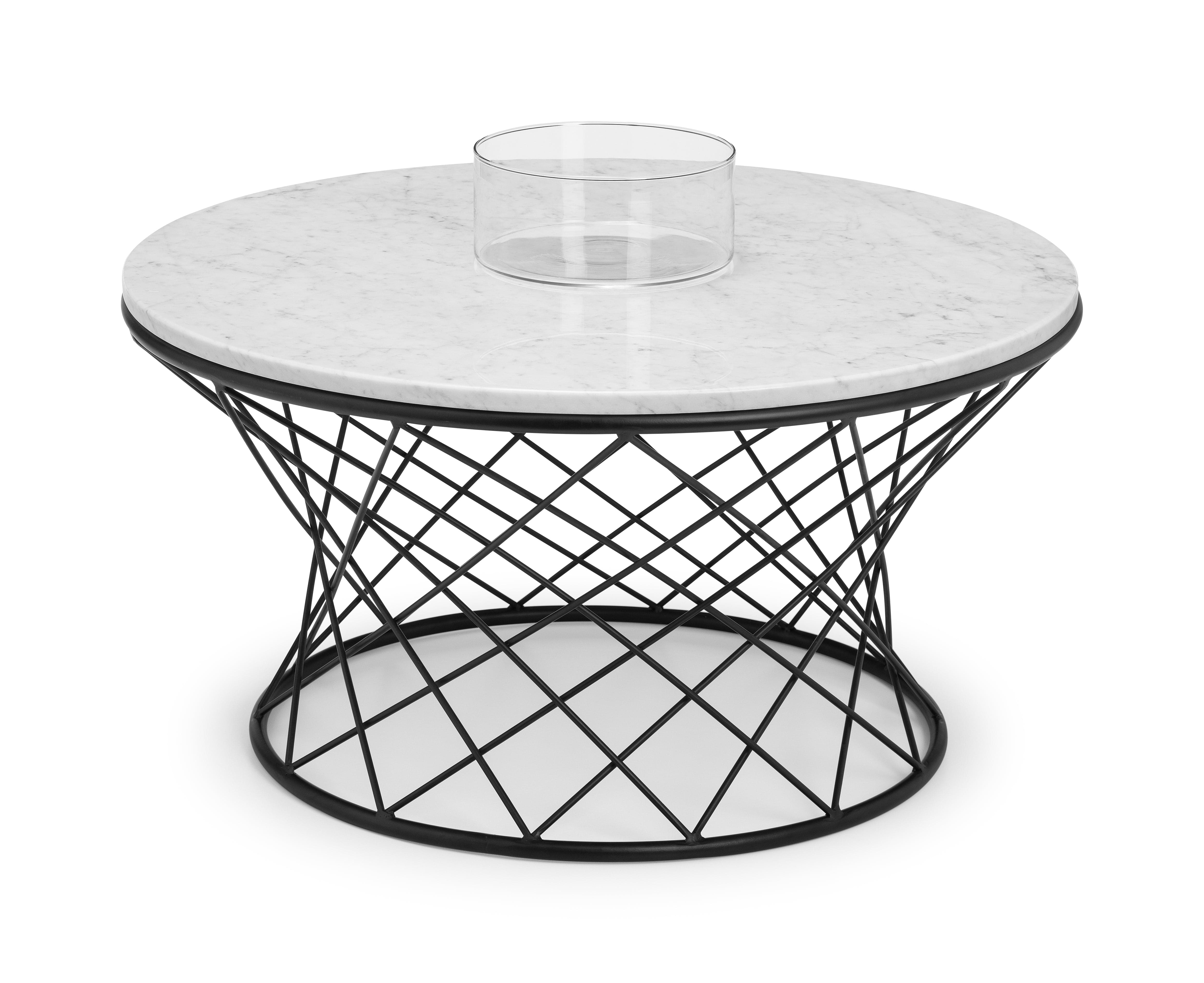 Trevi Real Marble Coffee Table – Julian Bowen, view 2