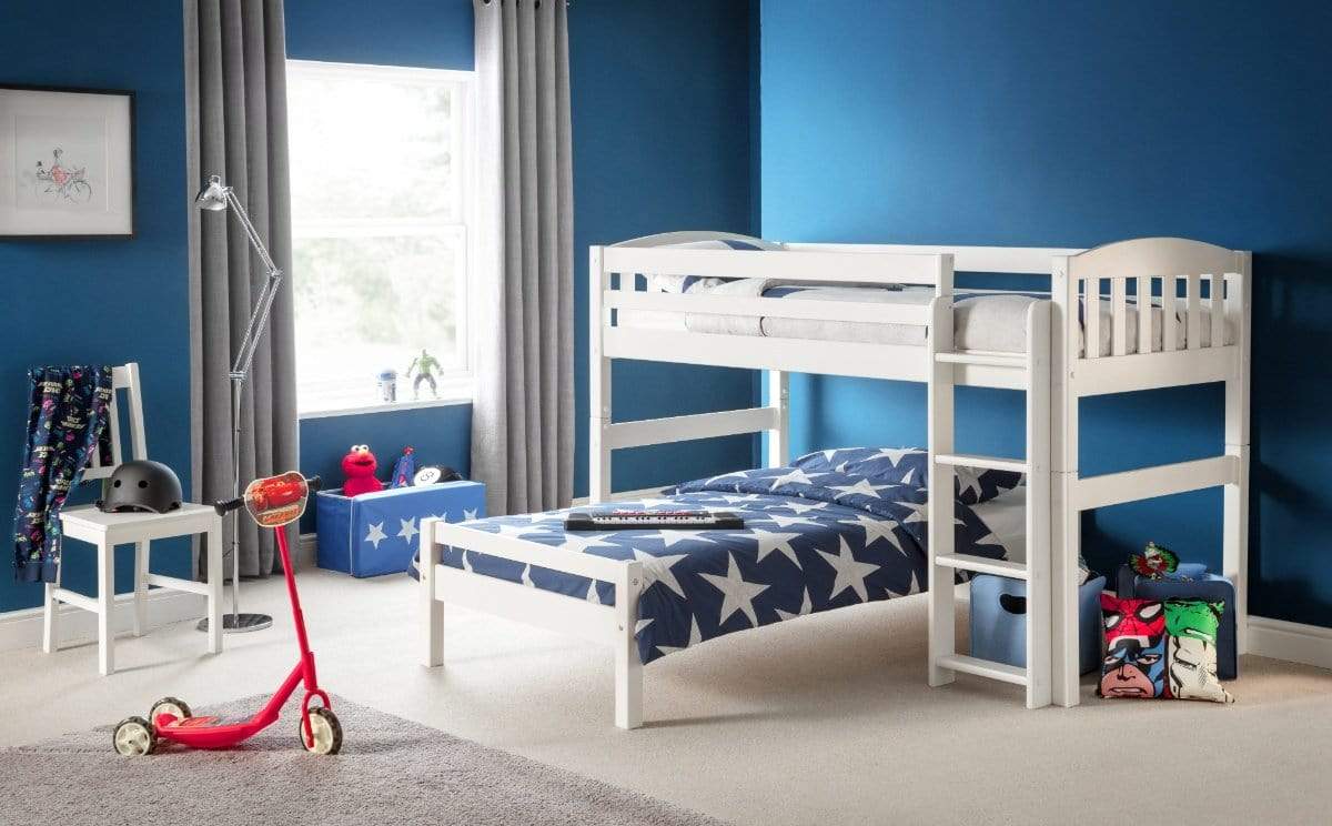 Julian Bowen Combination Bed Max 7 Beds In 1 Combination Bed - Stone White Bed Kings