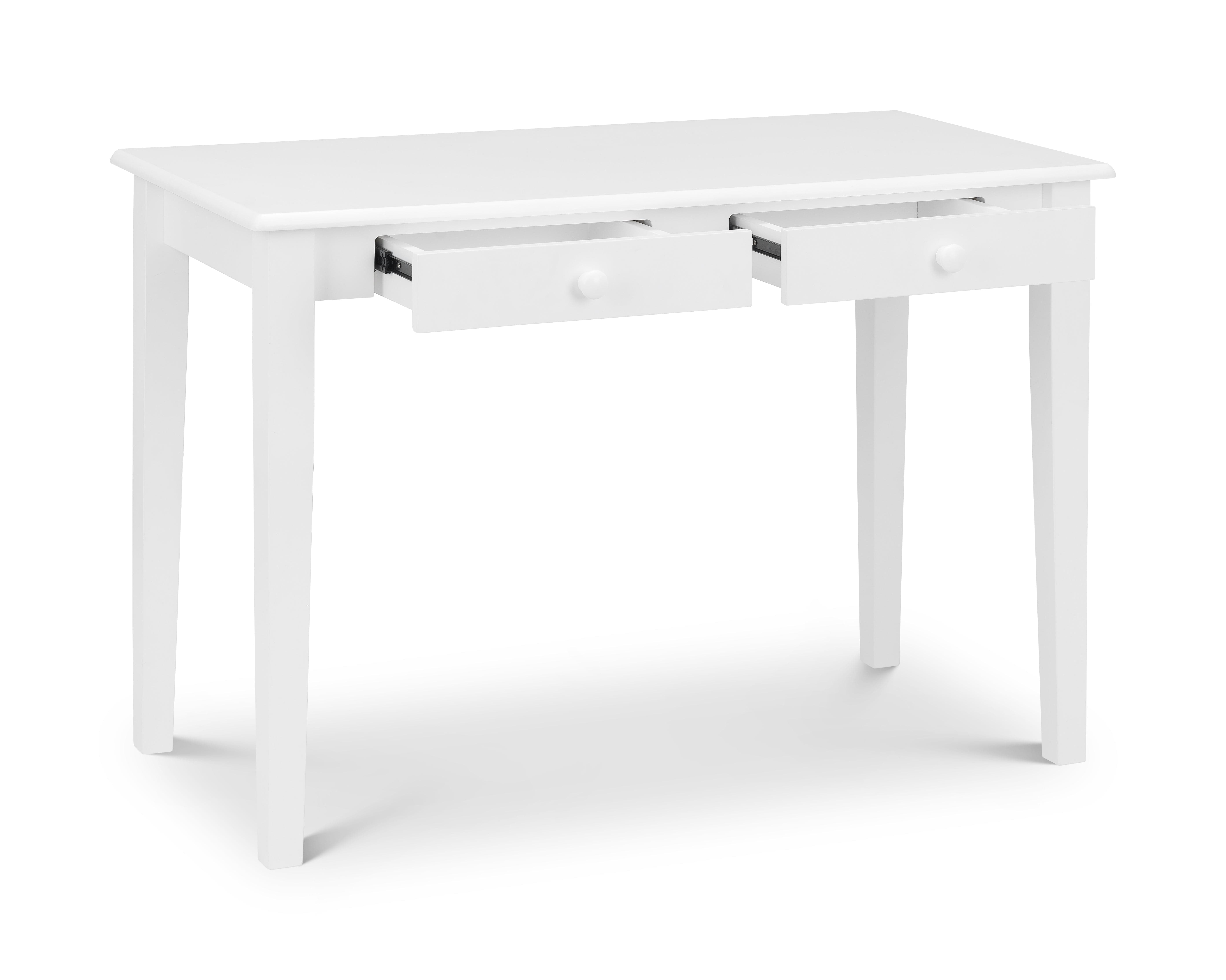 Carrington White Desk – Julian Bowen