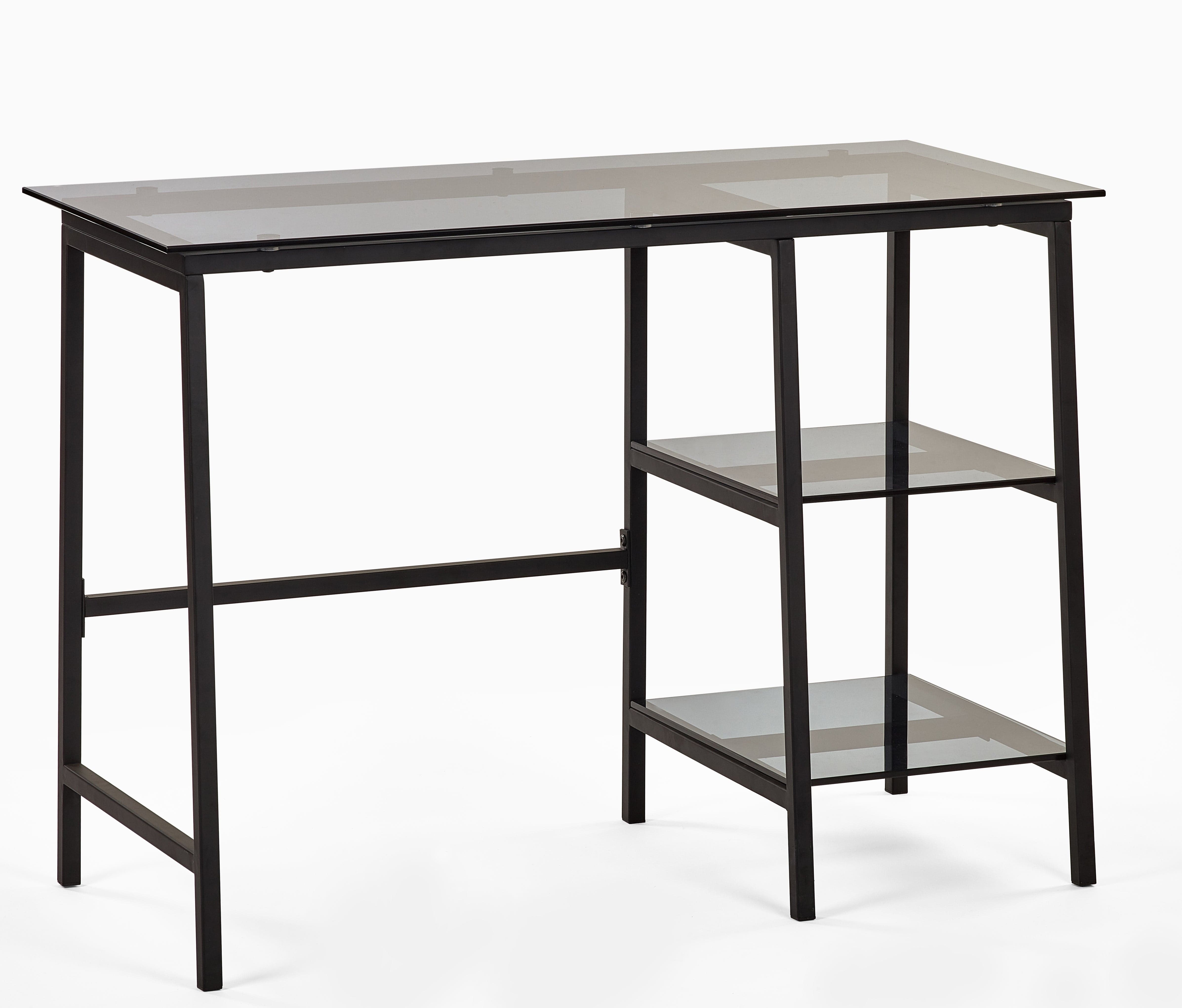 Chicago Desk Smoked Glass – Julian Bowen