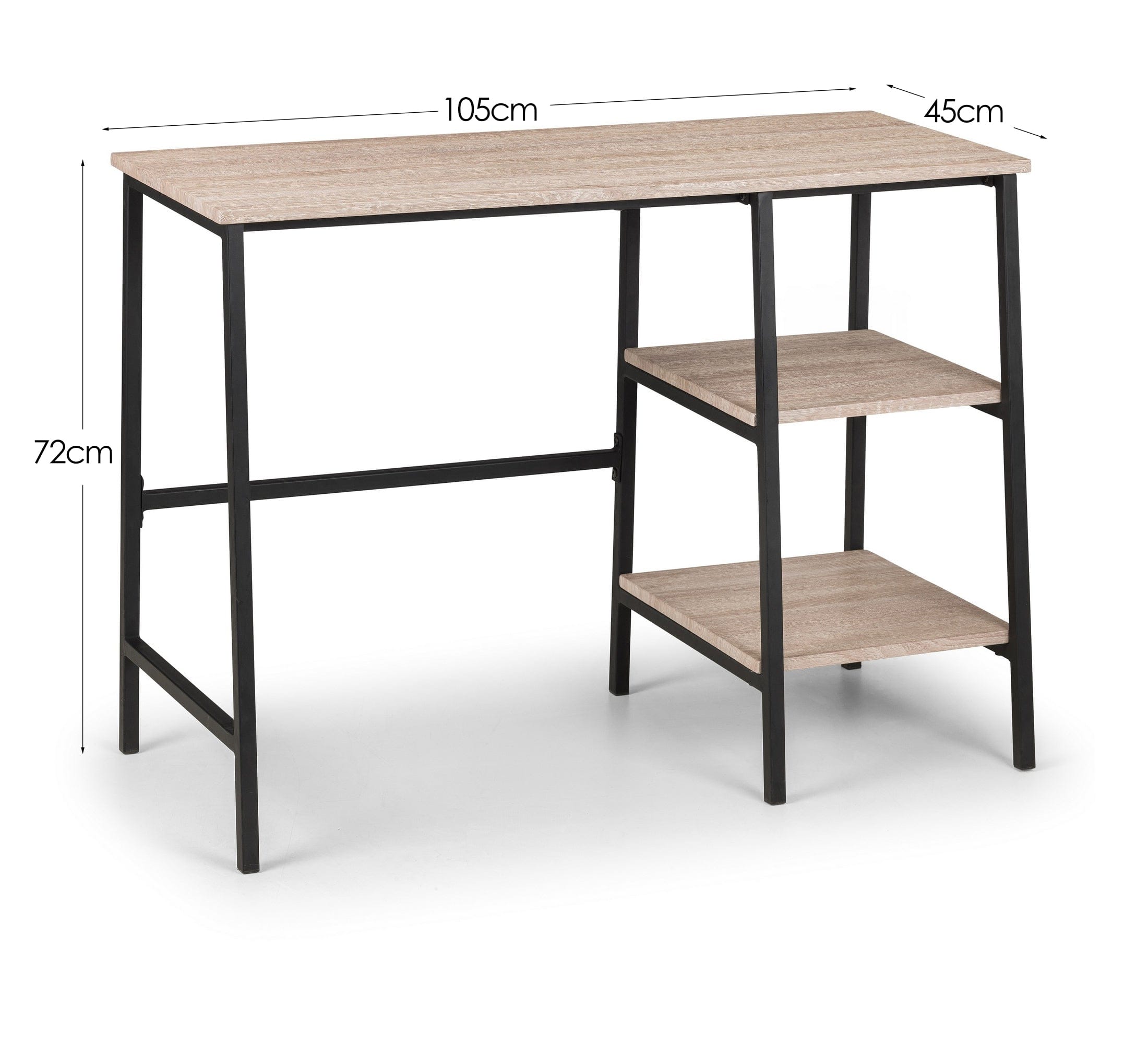 Tribeca Desk - Sonoma Oak – Julian Bowen, view 4