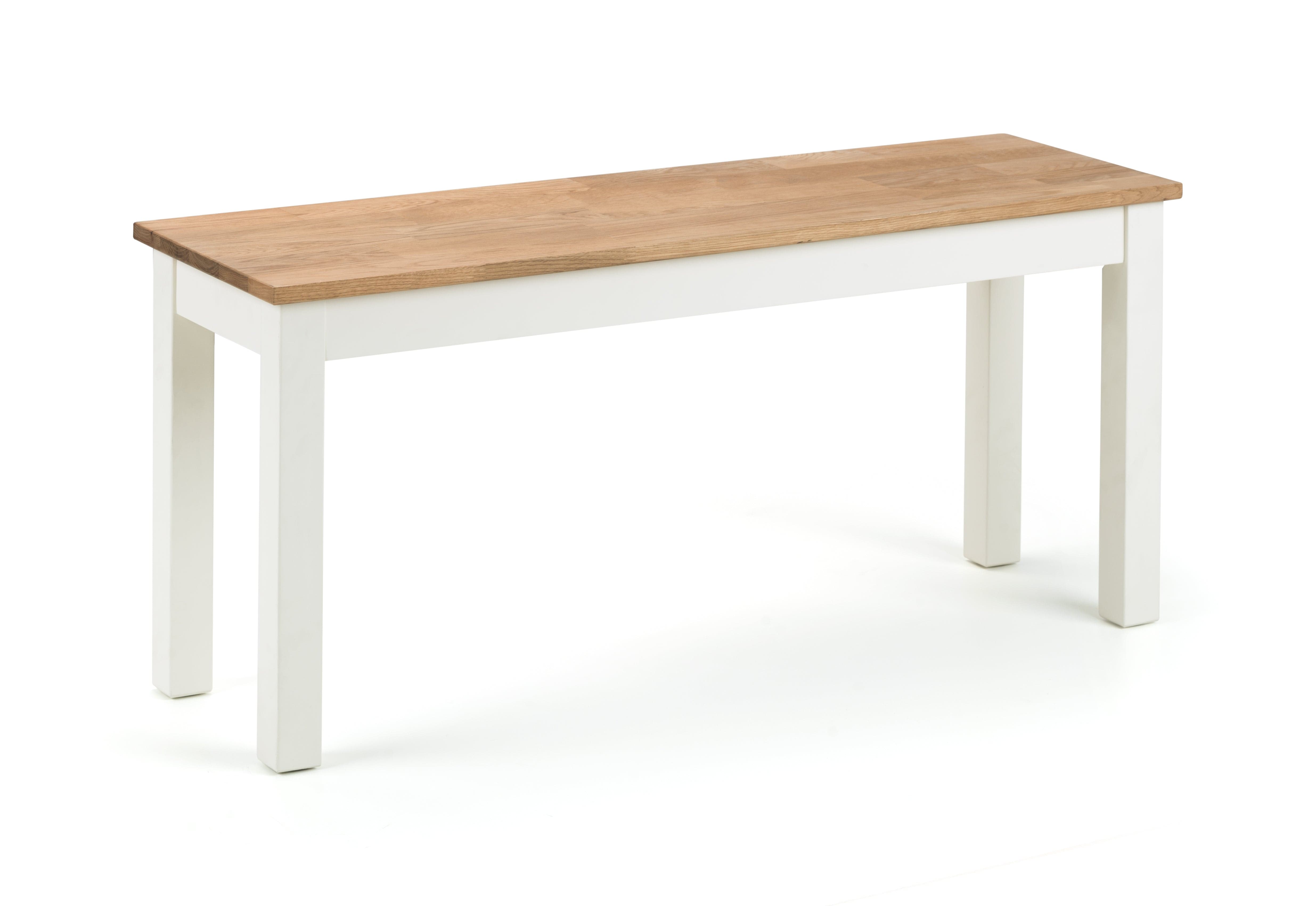Coxmoor Bench - Ivory & Oak – Julian Bowen
