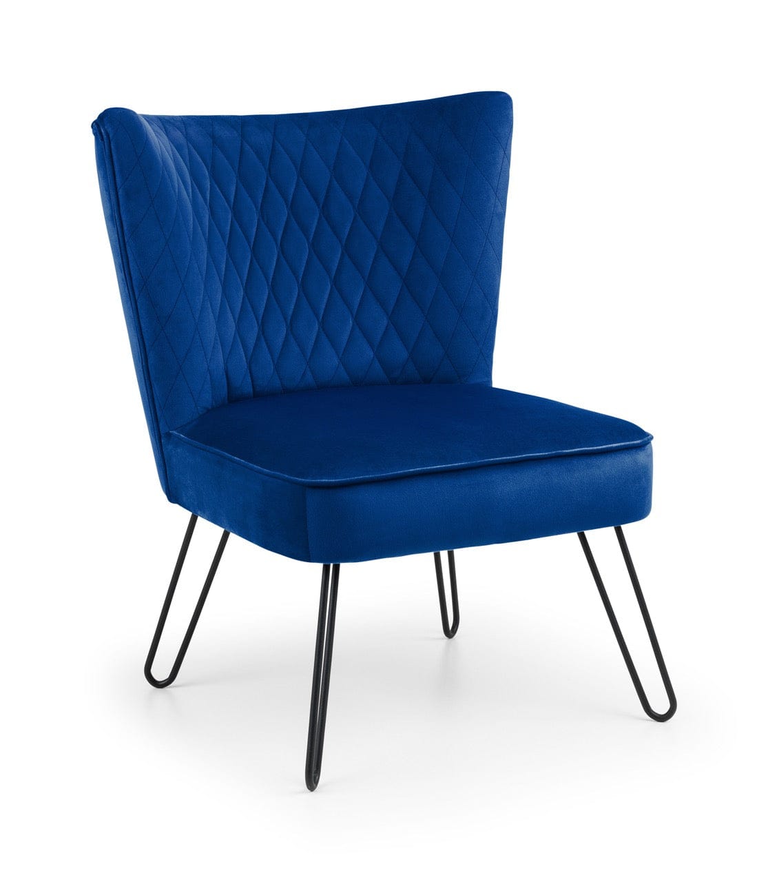 Julian Bowen Dining Chair Lisbon Chair - Blue Bed Kings