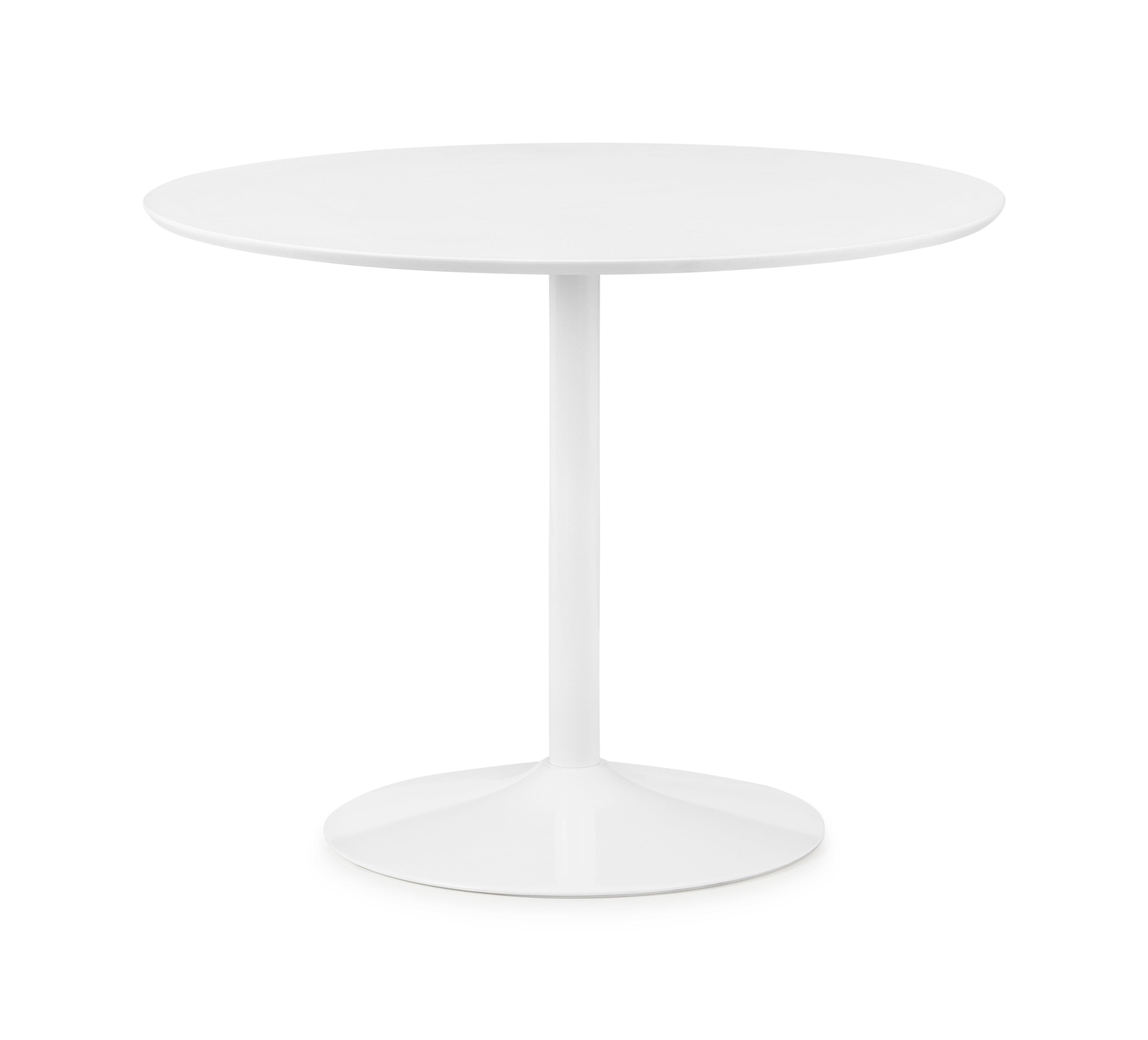 Blanco Round White Pedestal Table – Julian Bowen