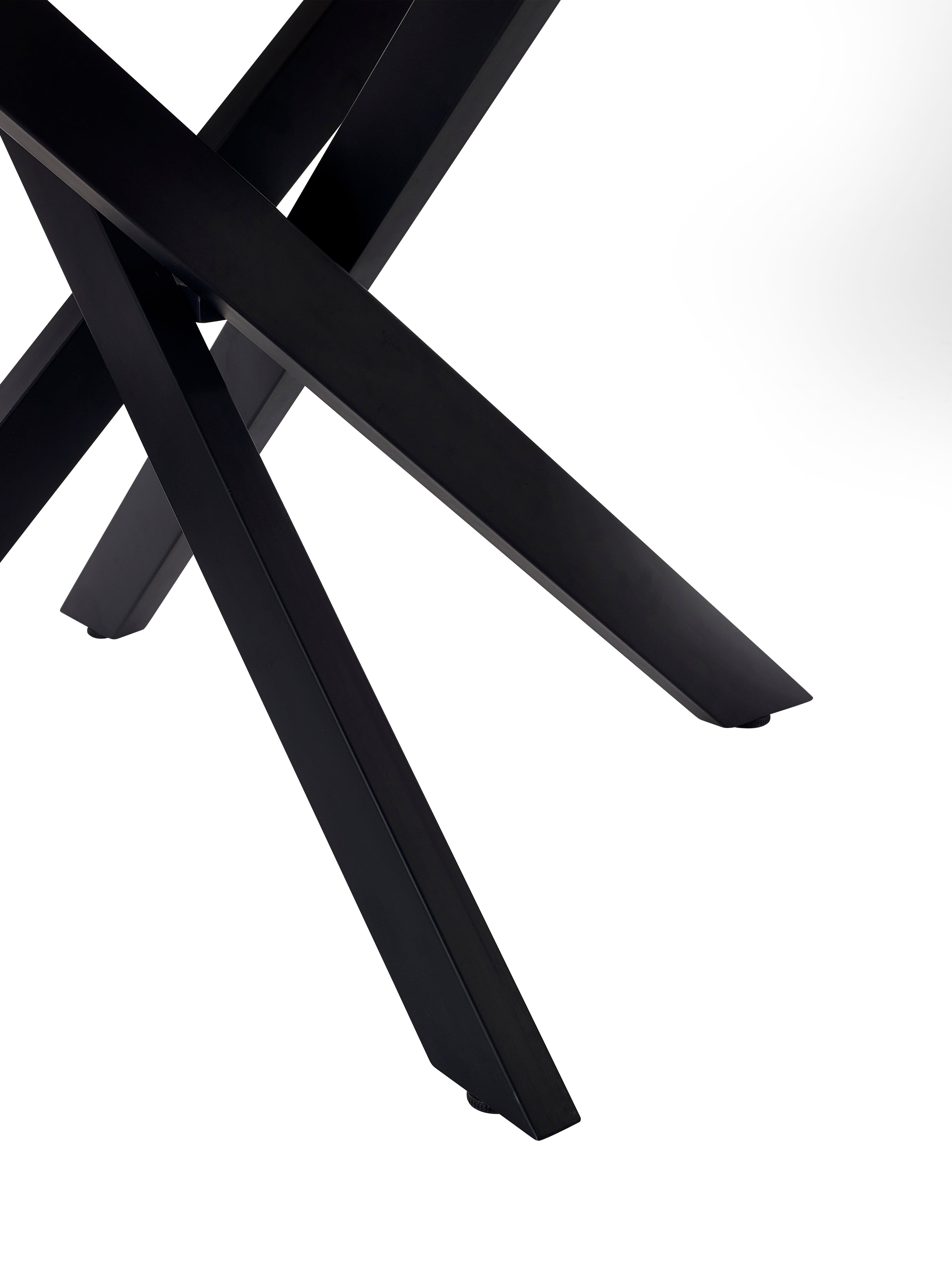 Bradley White Marble Dining Table – Julian Bowen, view 5
