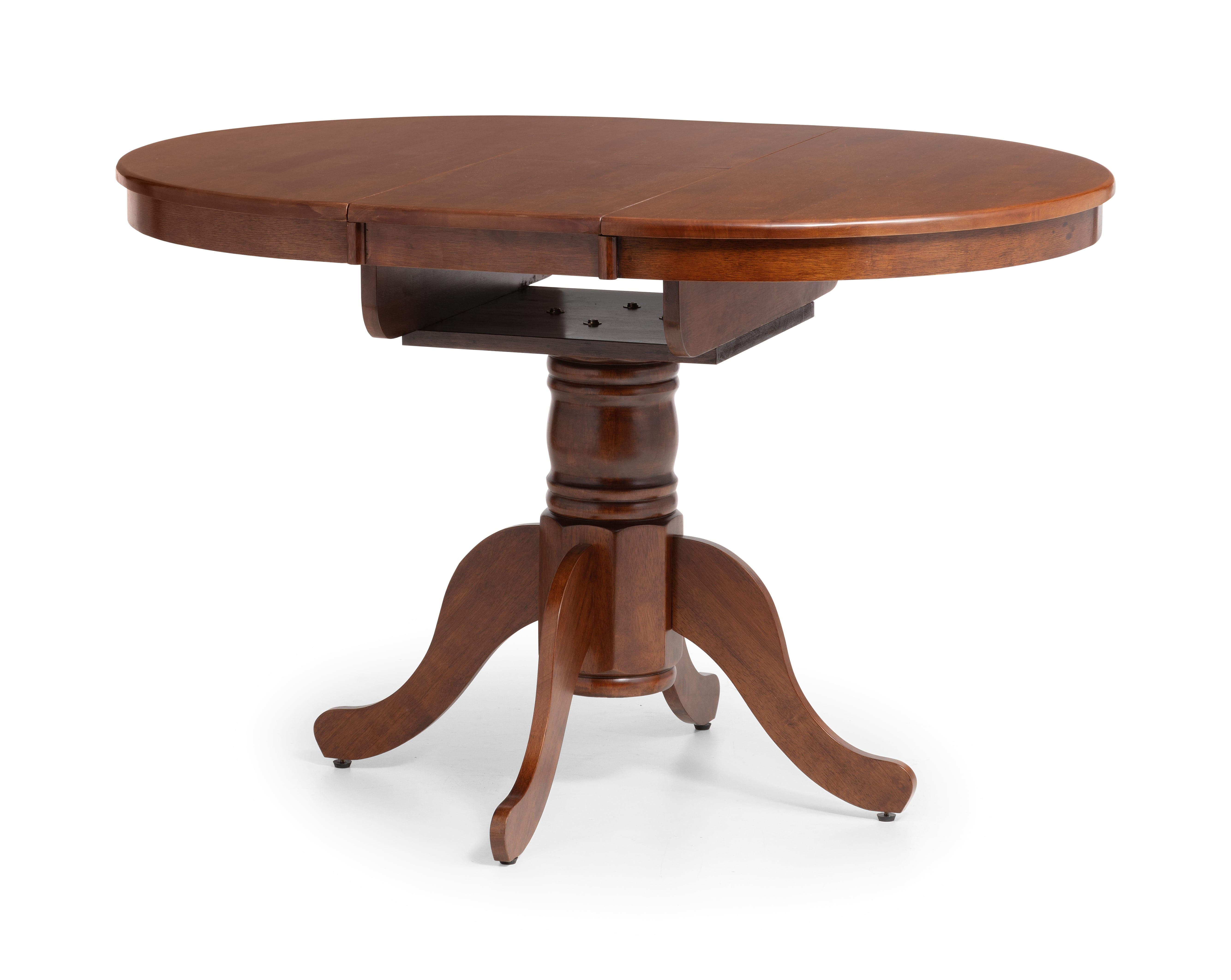 Canterbury Round To Oval Extending Table - Mahogany – Julian Bowen, view 2