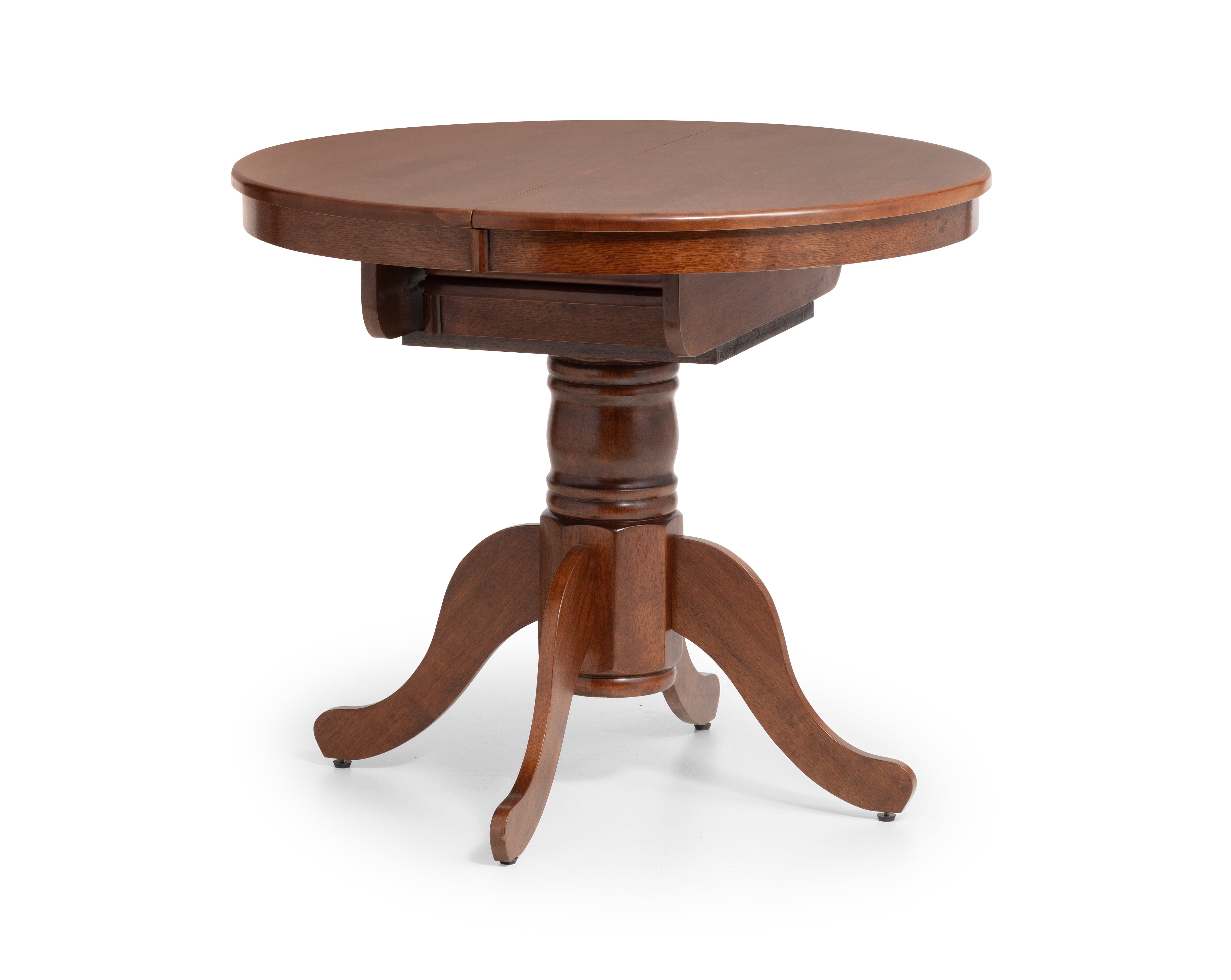 Canterbury Round To Oval Extending Table - Mahogany – Julian Bowen