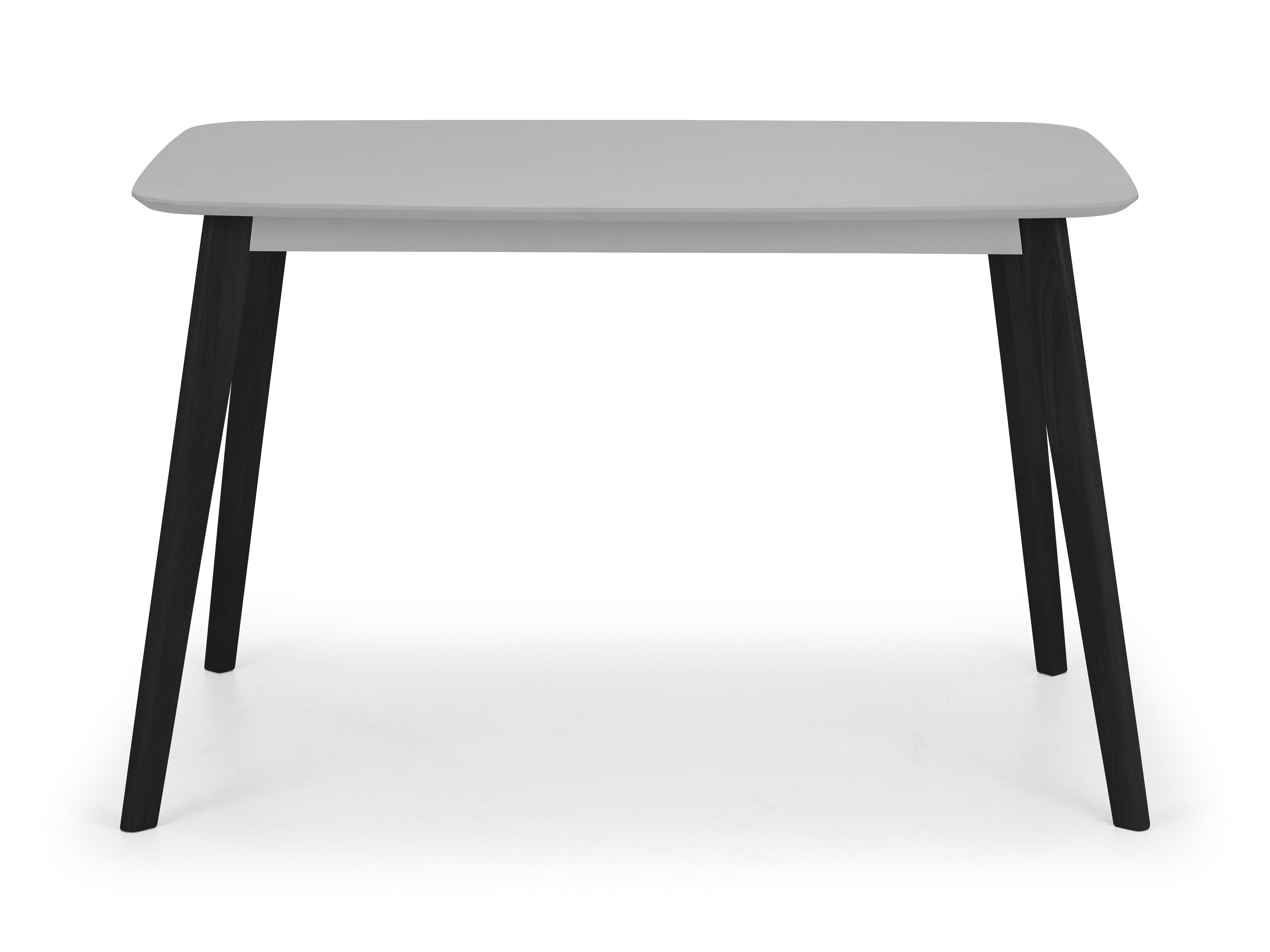 Casa Rectangular Dining Table - Grey/Black – Julian Bowen, view 2