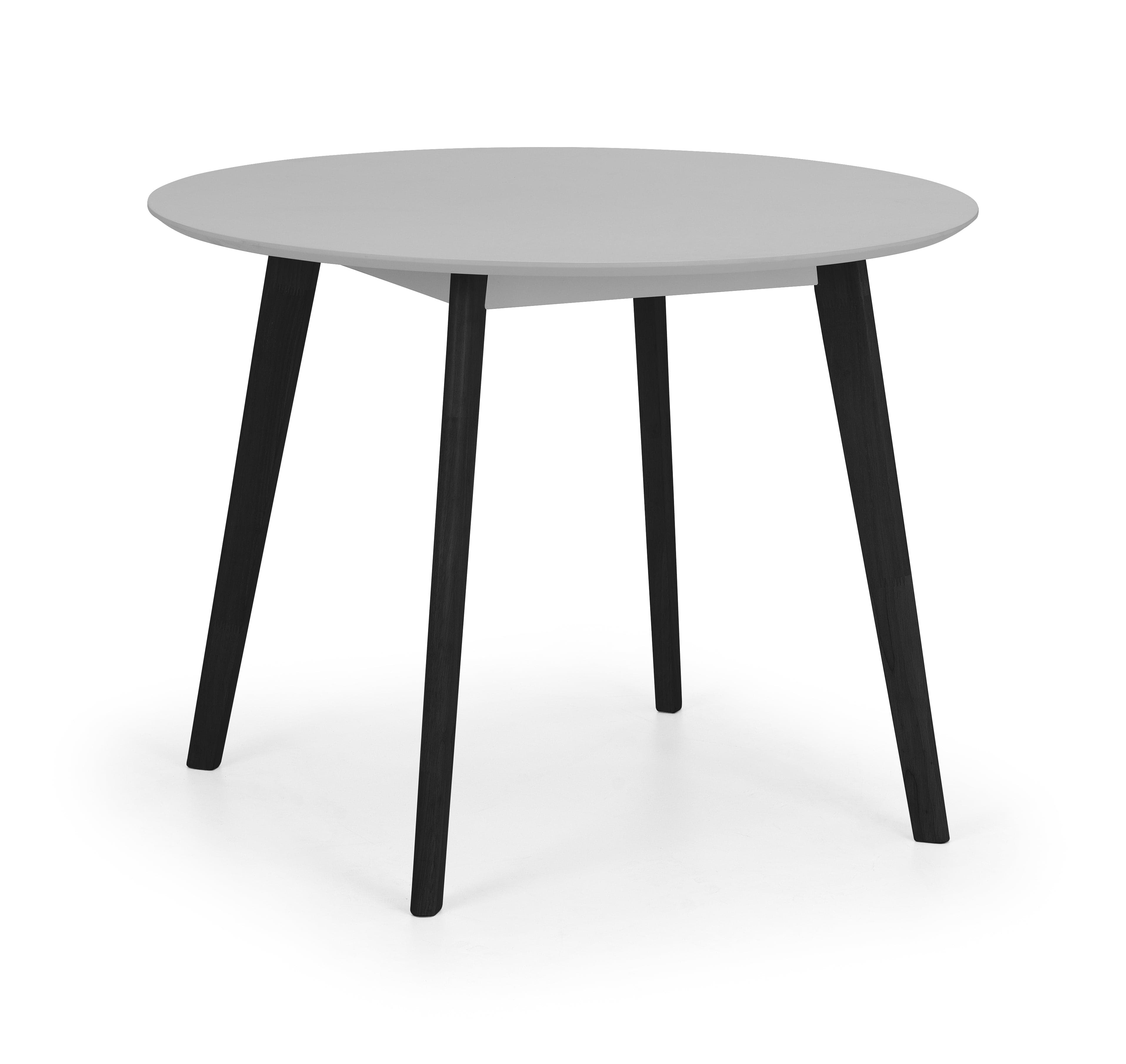 Casa Round Dining Table - Grey/Black – Julian Bowen