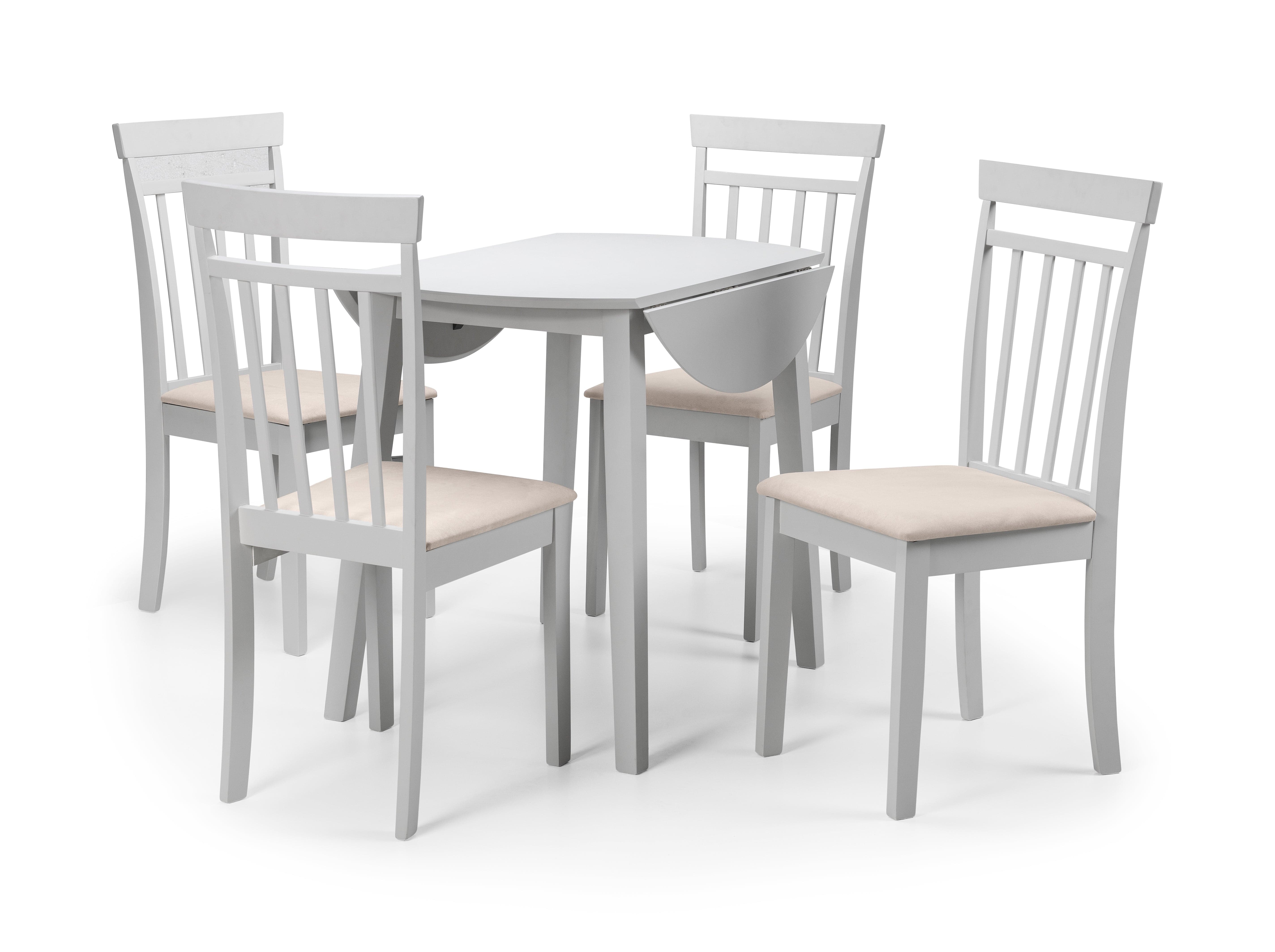 Coast Grey Dropleaf Table – Julian Bowen, view 5