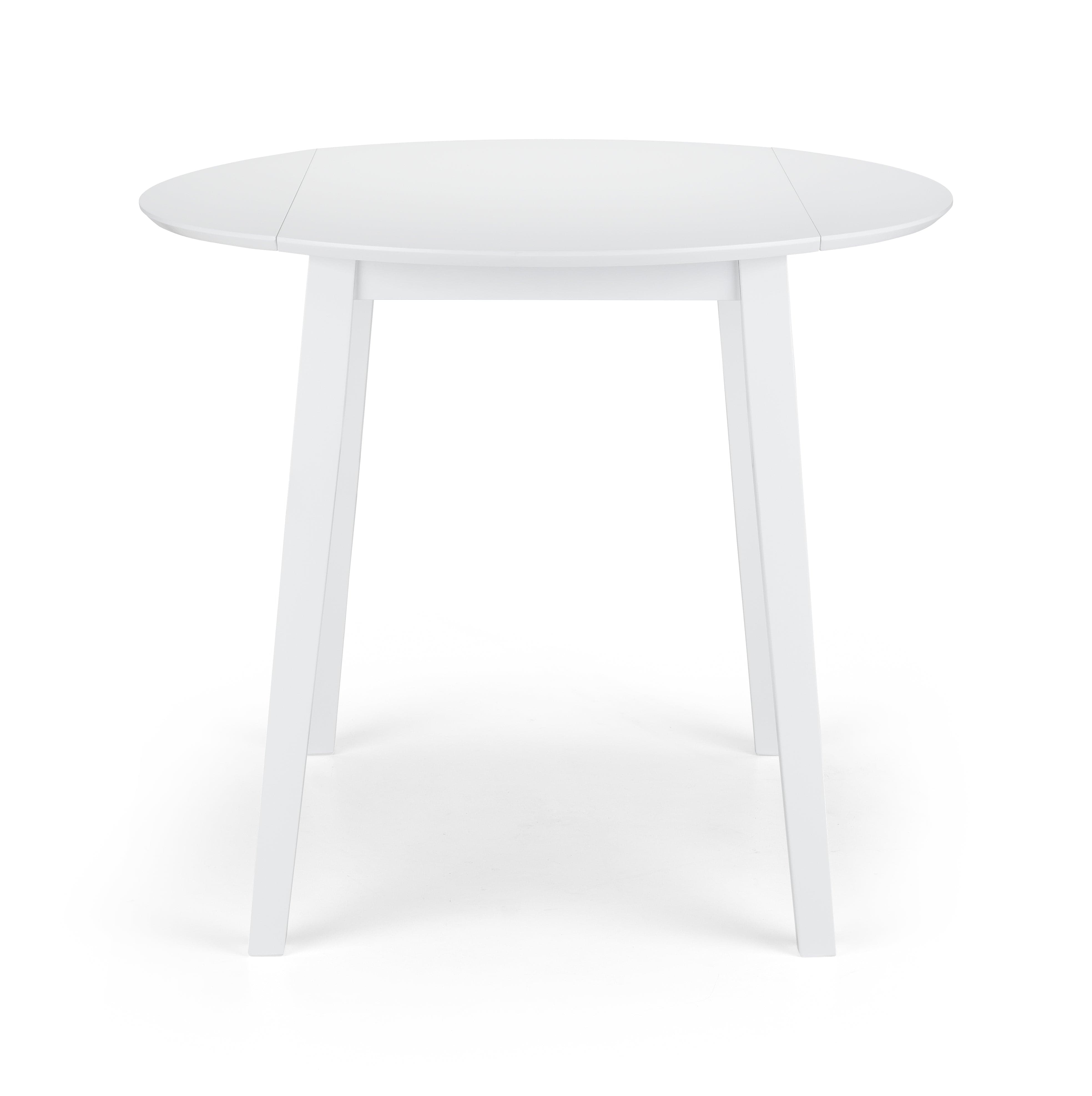Coast White Dropleaf Table – Julian Bowen, view 3