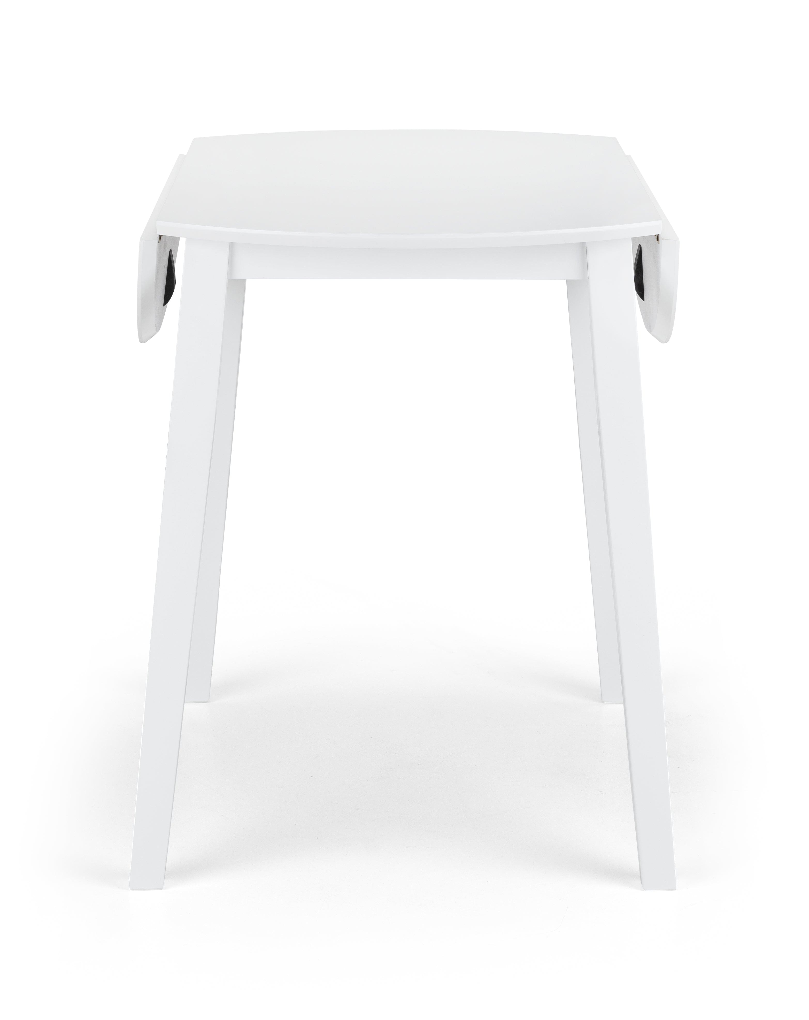 Coast White Dropleaf Table – Julian Bowen, view 4