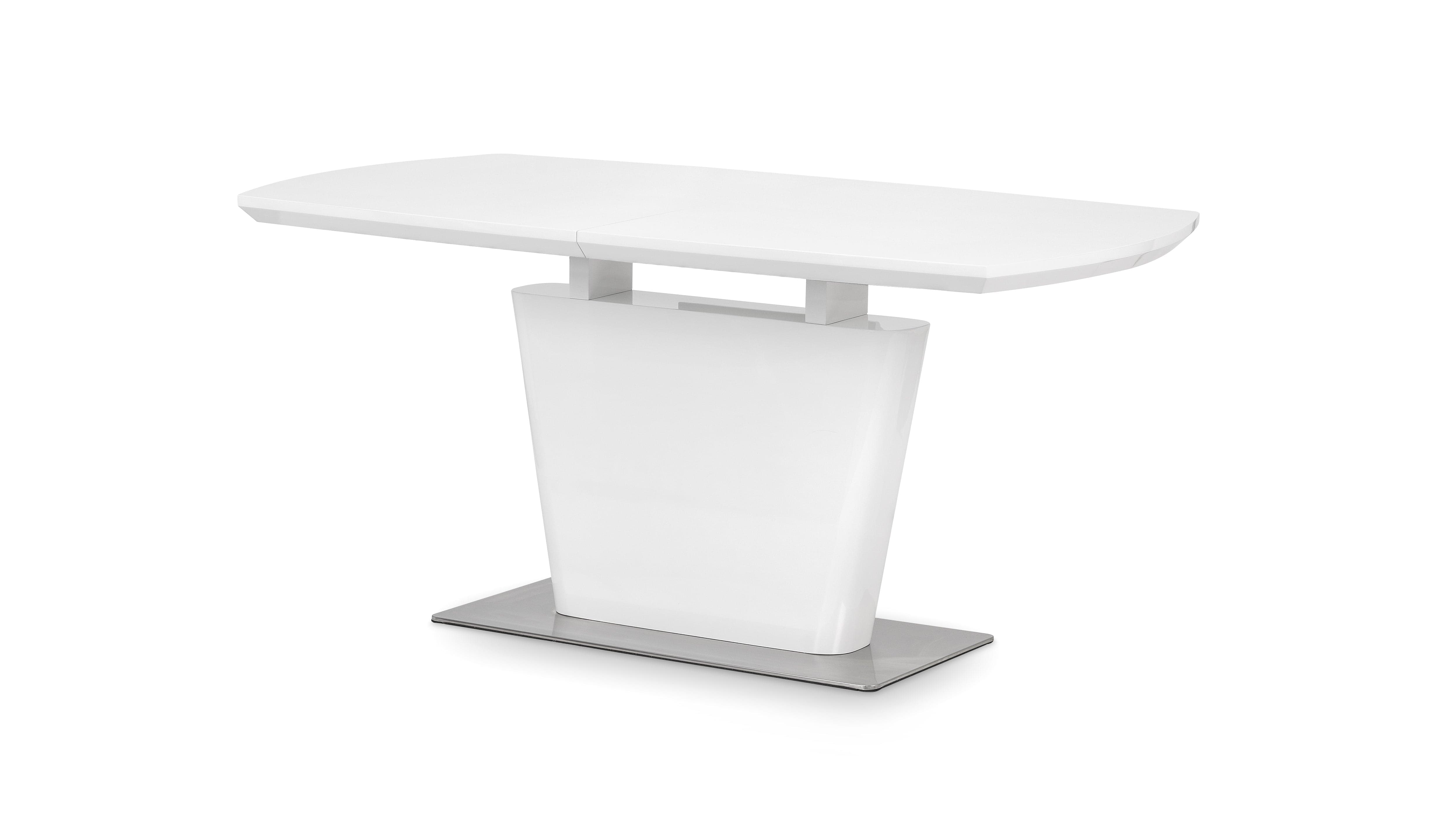 Como High Gloss Extending Table - White – Julian Bowen