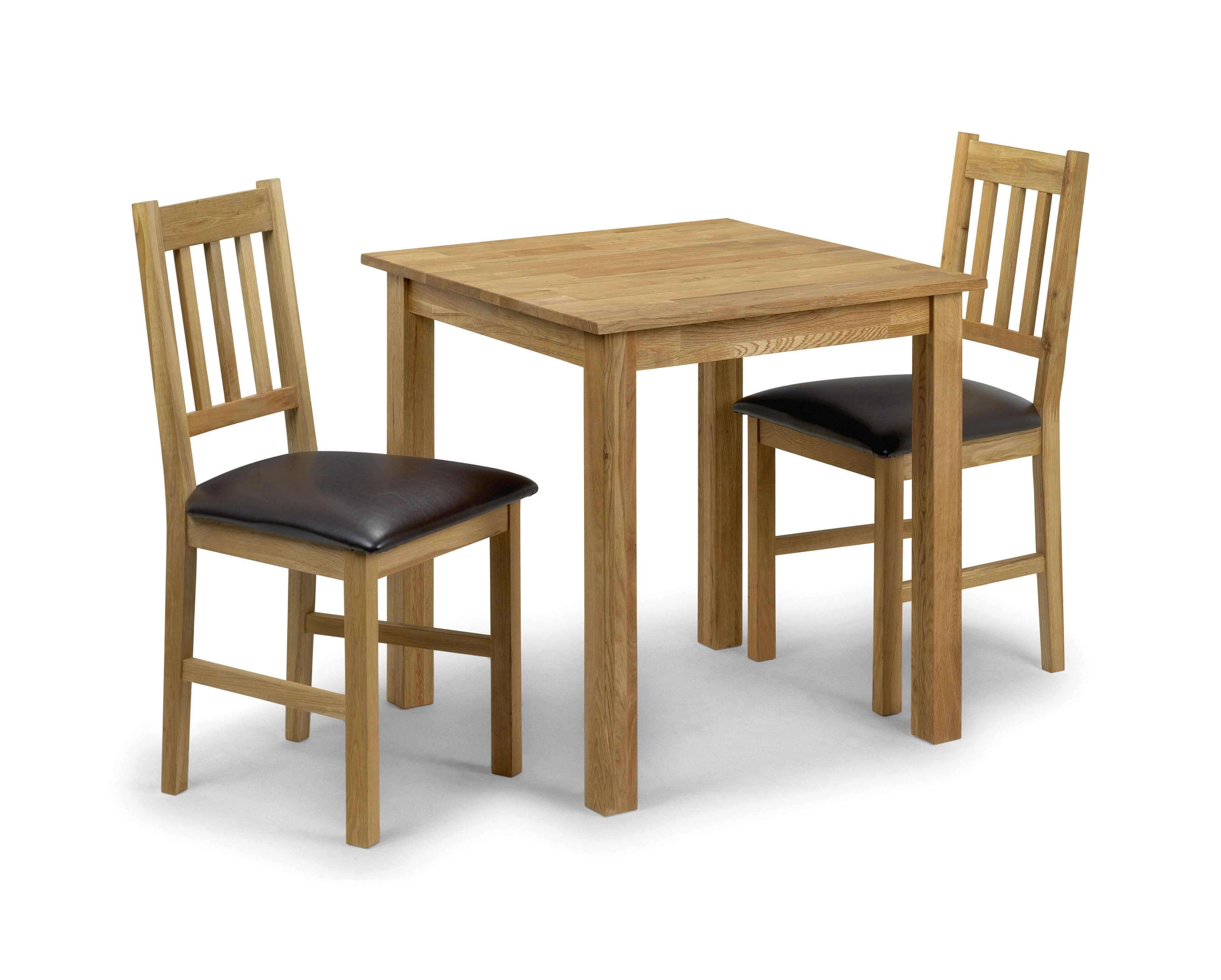 Coxmoor 75cm Square Dining Table - Oak – Julian Bowen, view 3