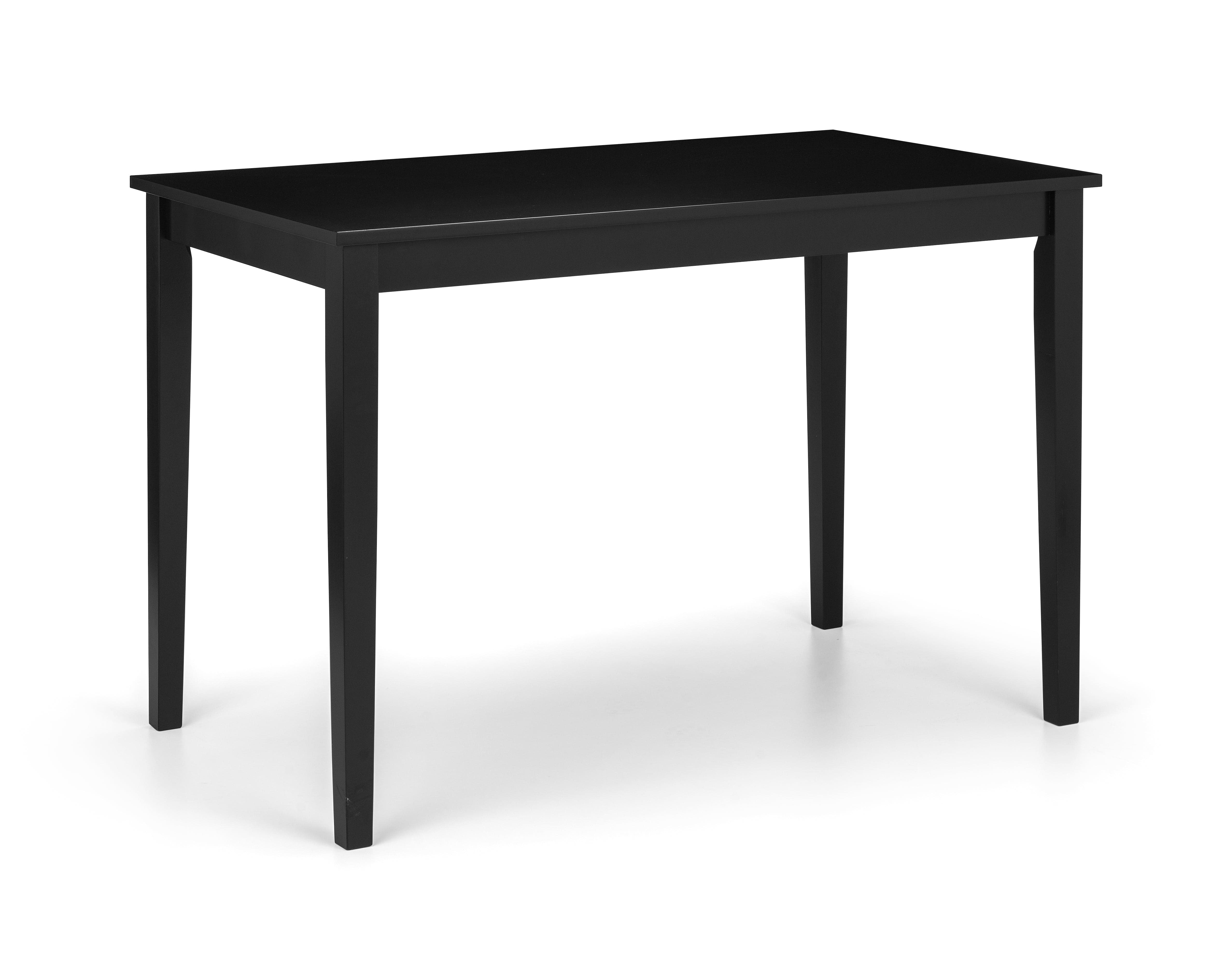 Hudson Dining Table - Black – Julian Bowen