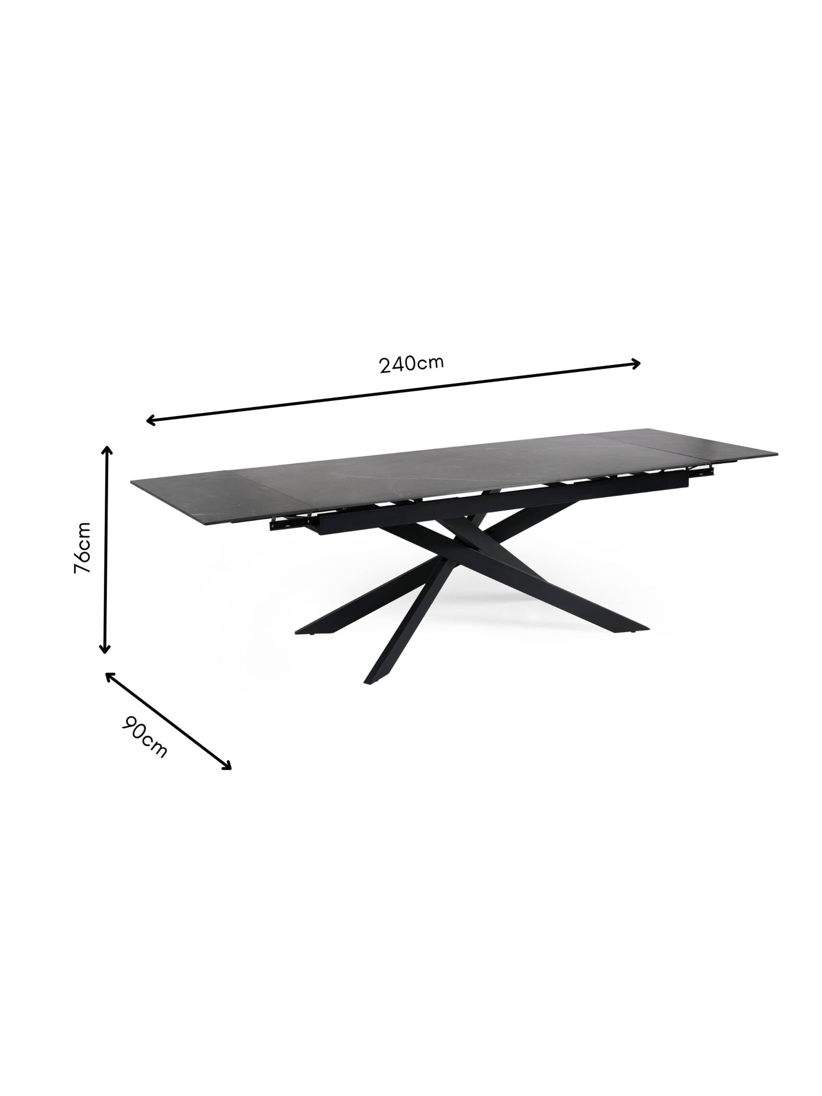 Osaka Extending Dining Table – Julian Bowen, view 11