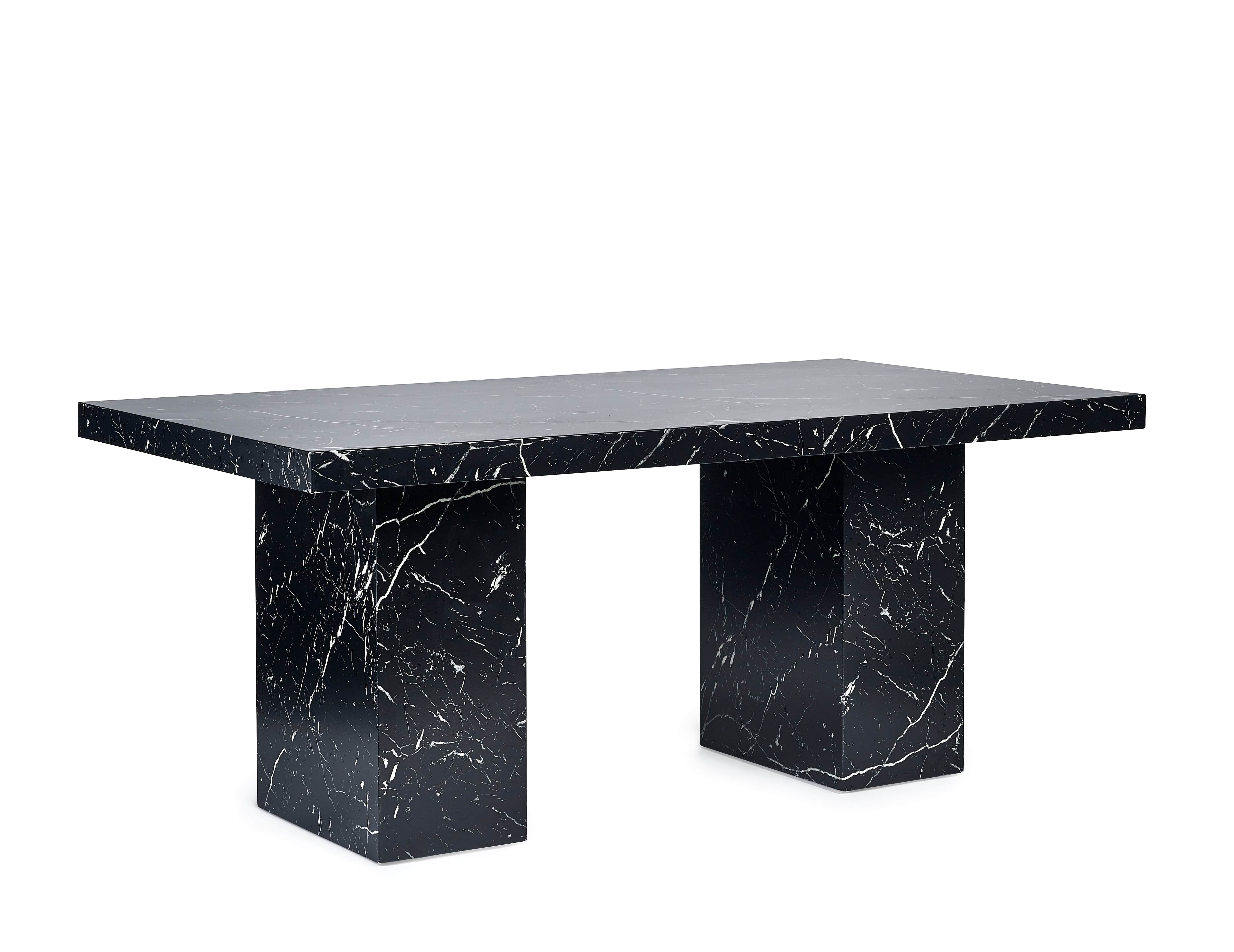Rome Dining Table - Black – Julian Bowen