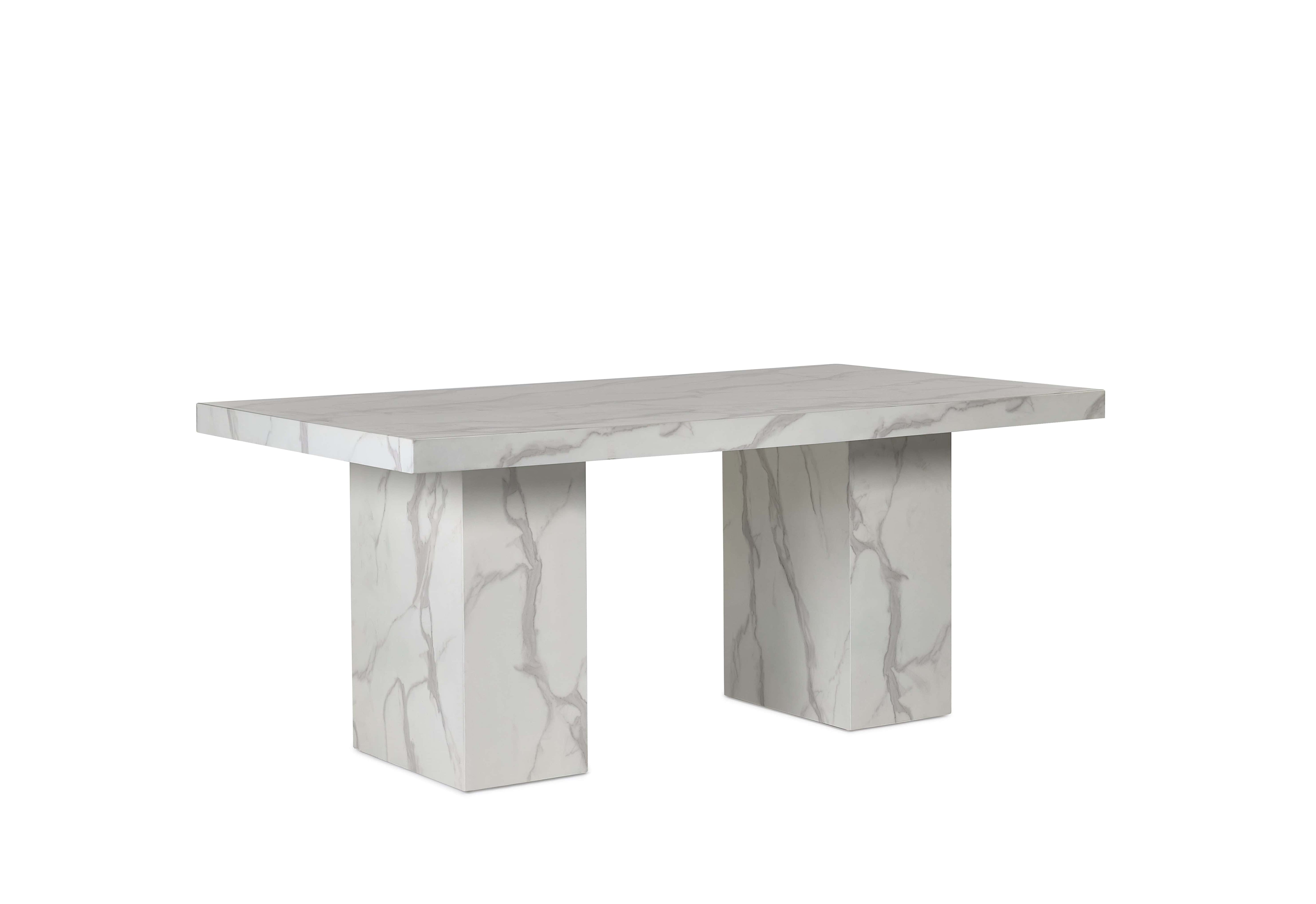 Rome Dining Table - White – Julian Bowen