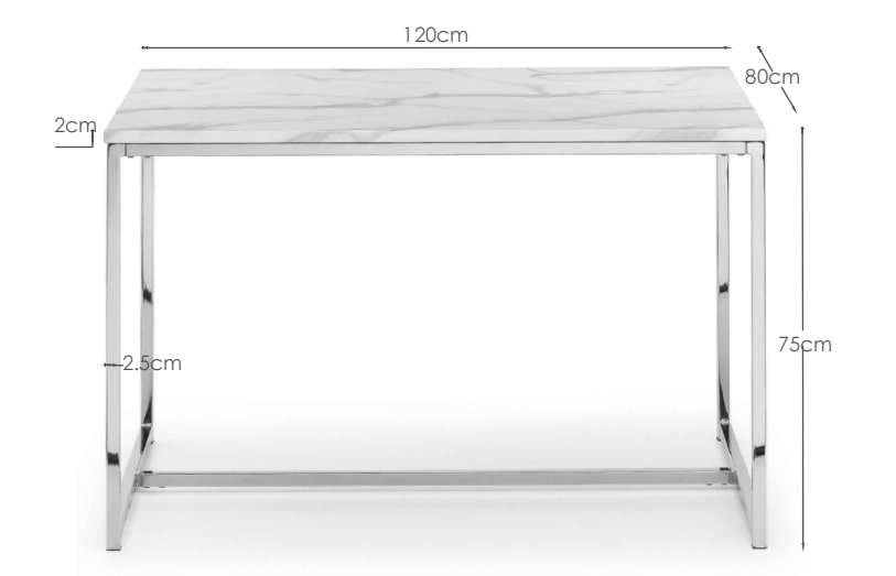 Scala Dining Table – Julian Bowen, view 2
