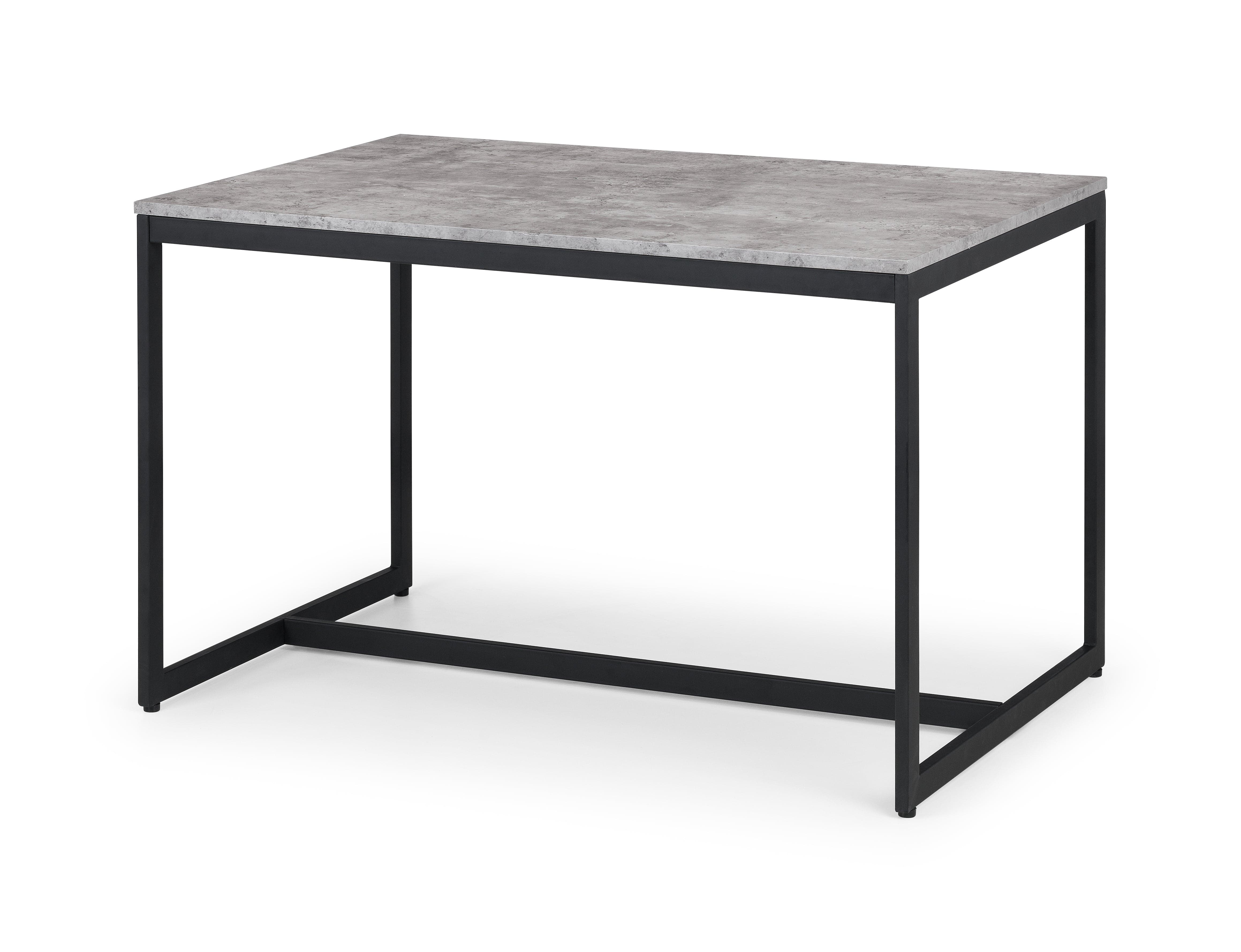 Staten Concrete Dining Table – Julian Bowen