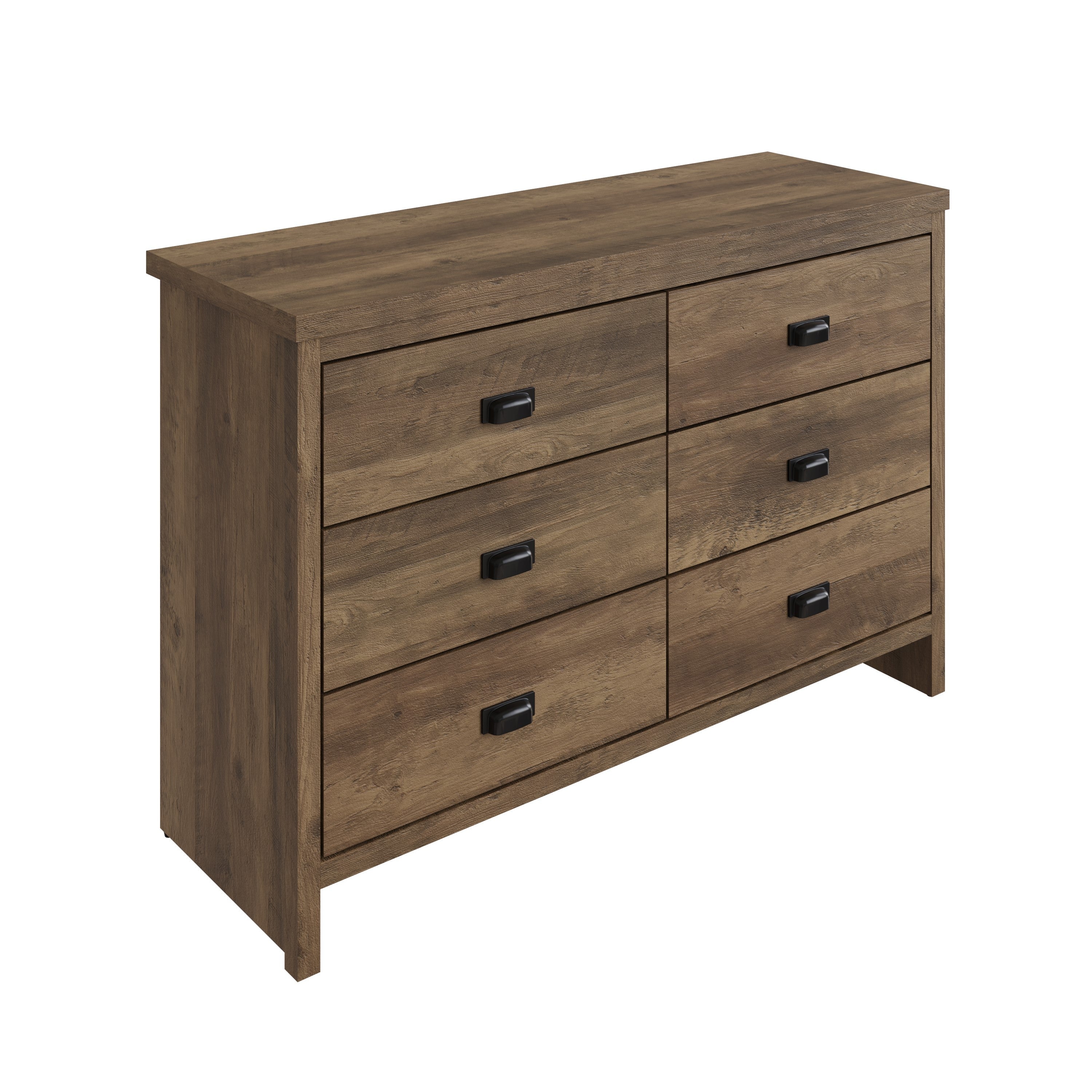 Boston 3+3 Drawer Chest Knotty Oak – GFW