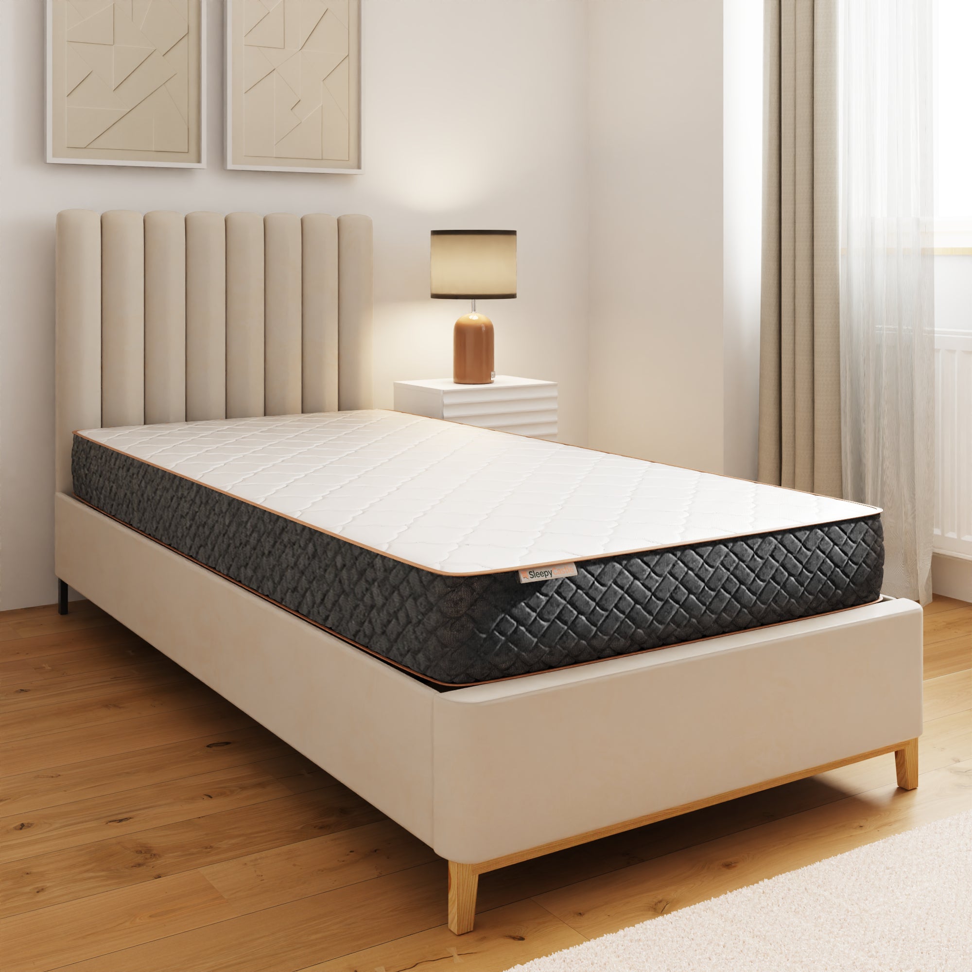 Sleepycastle Pocket Sprung Mattress 90cm – White