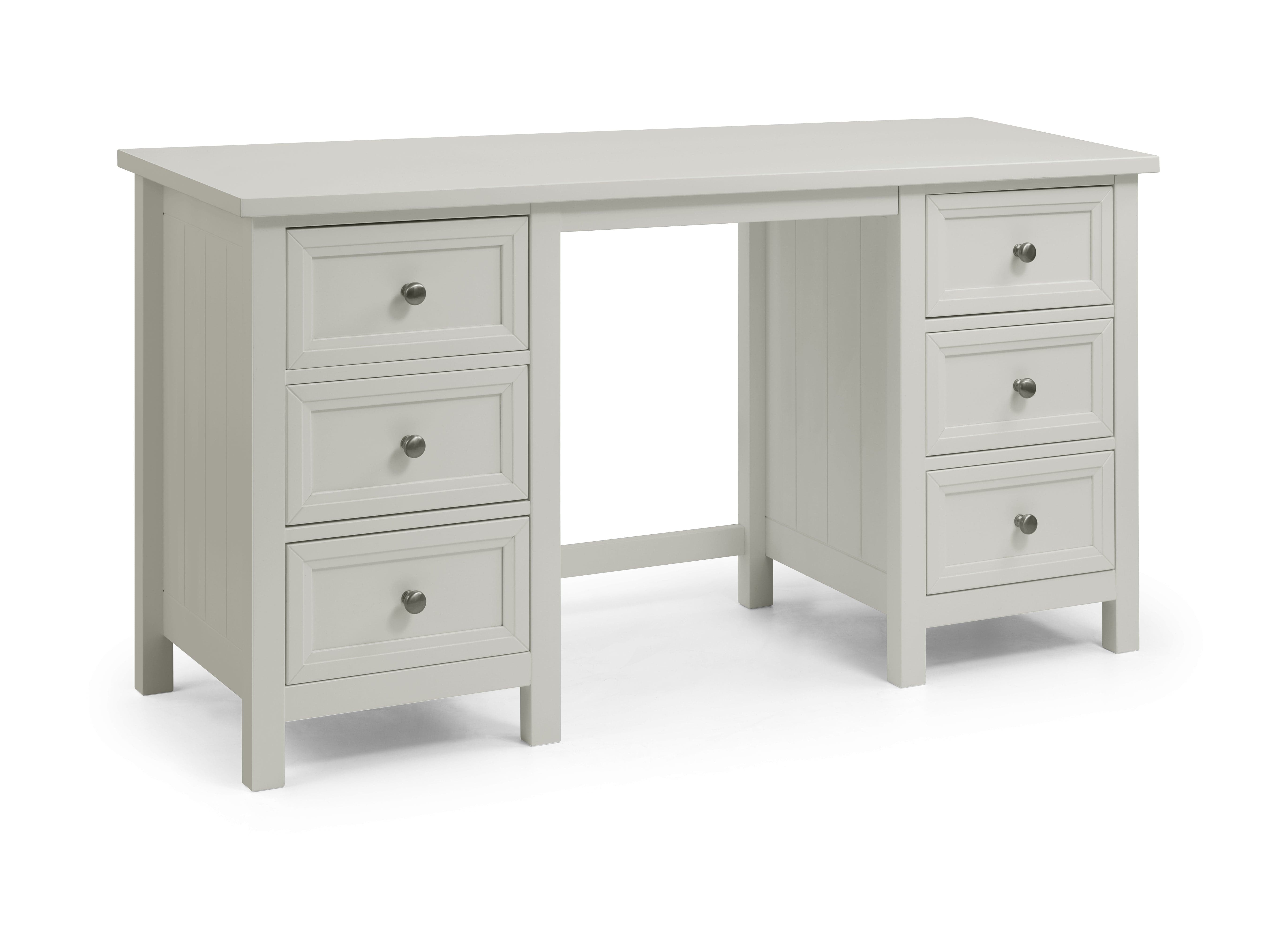 Maine Dressing Table- Dove Grey – Julian Bowen